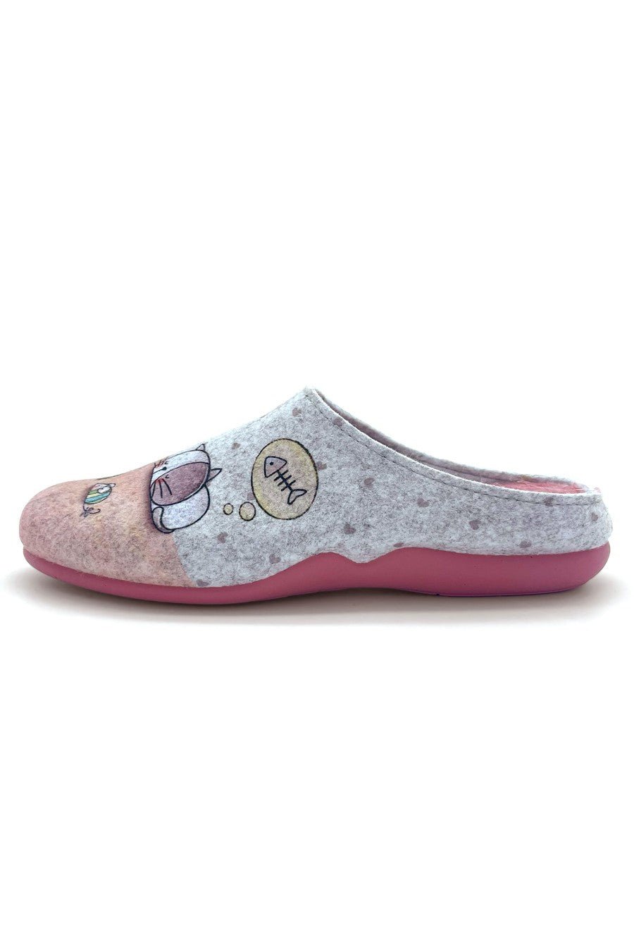 JOMIX Pantofole Donna Invernali Ciabatte Feltro da Casa con Stampa Animale Made in Spagna JX0001 JX0002 JX0003 JX0004 JX0005