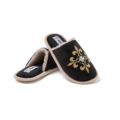 JOMIX Pantofole Donna Invernali da Casa Ciabatte Ragazze Calde Morbide da Inverno