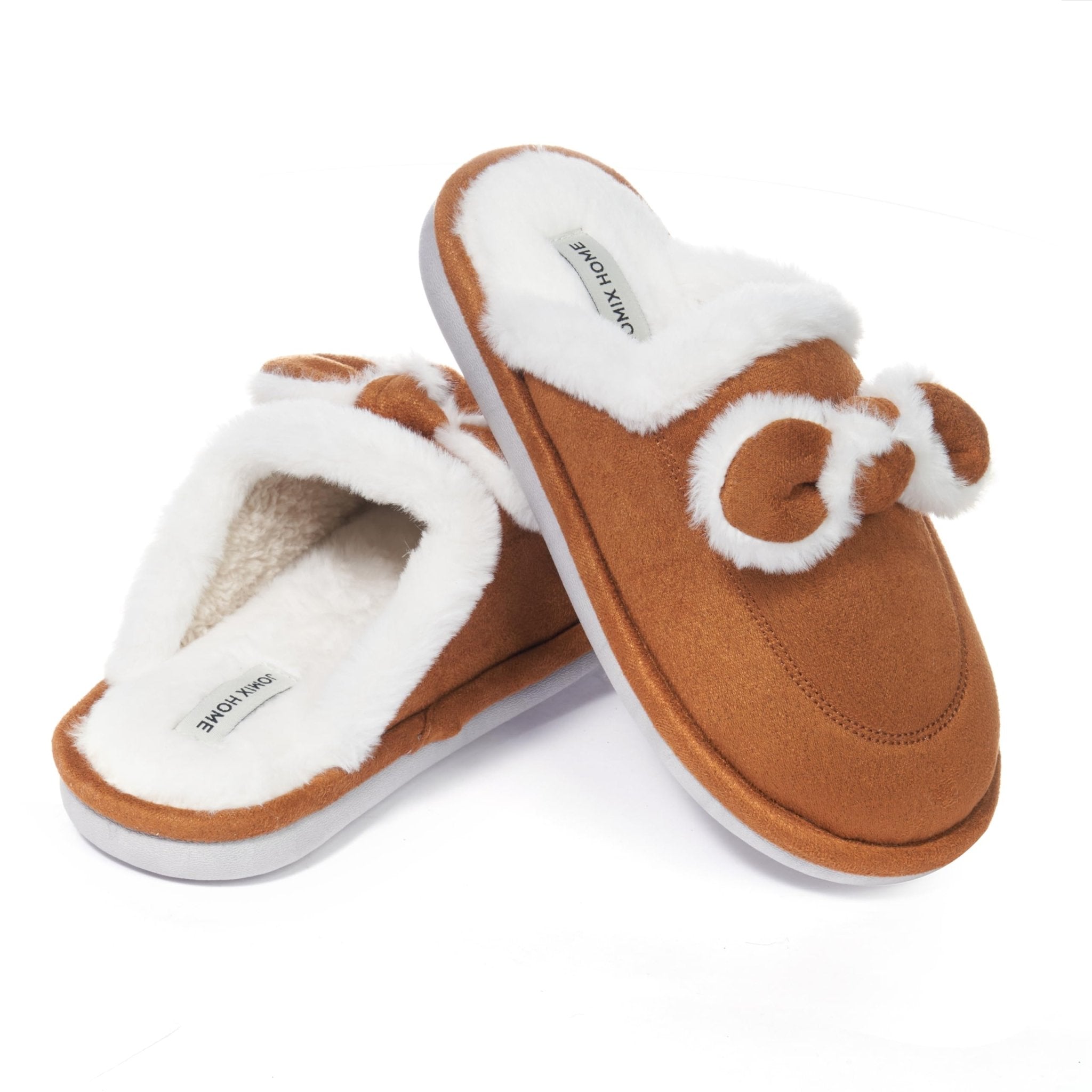 JOMIX Pantofole Donna Invernali da Casa Pelose Calde Flat Termiche Comode e Morbide MD9651