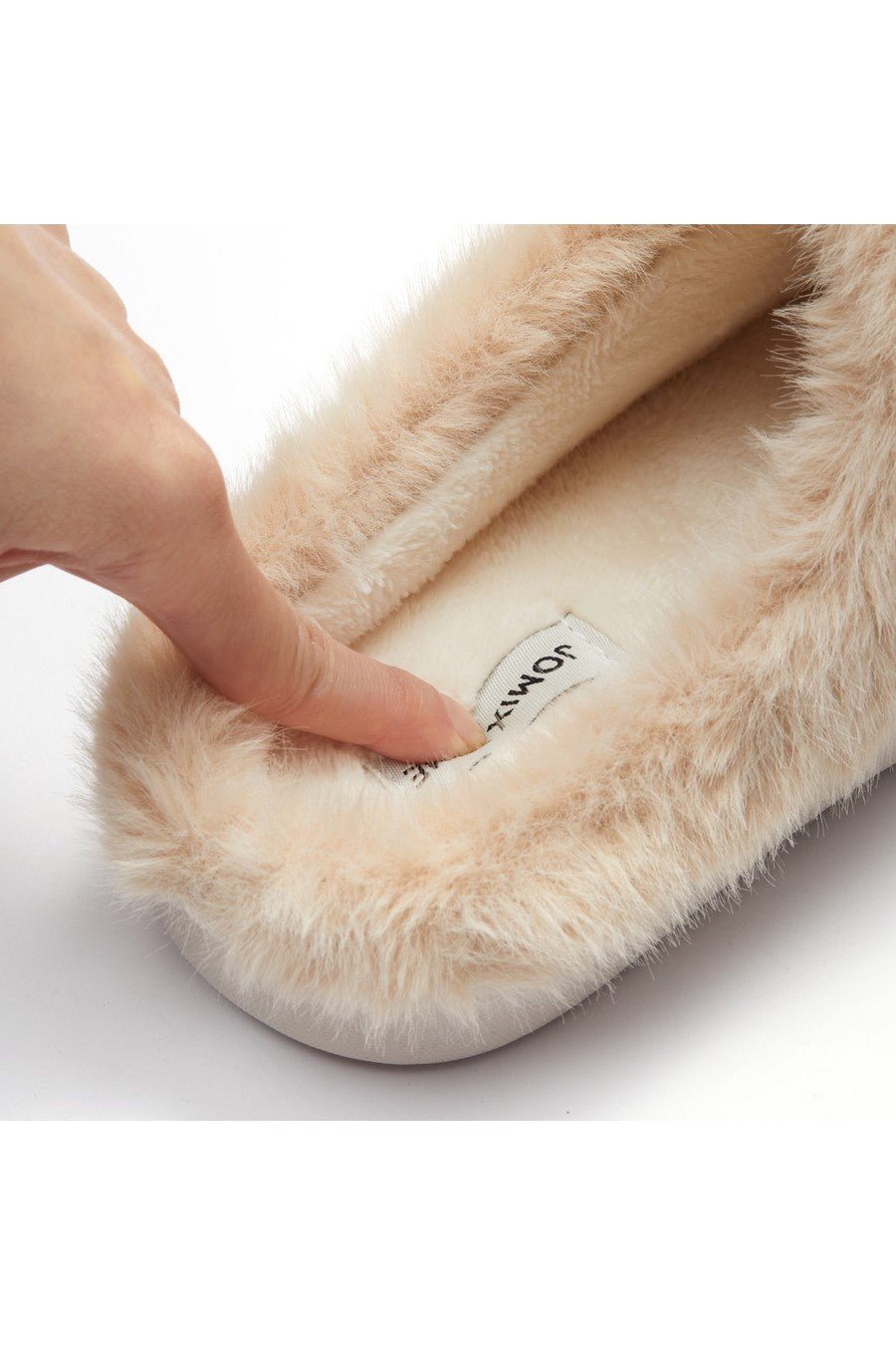 JOMIX Pantofole Donna Invernali Pelose Chiuse Morbide MD9607