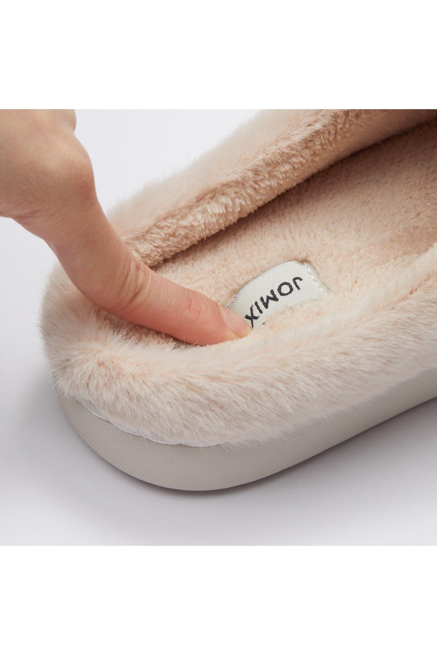 JOMIX Pantofole Donna Invernali Pelose Chiuse Morbide MD9610