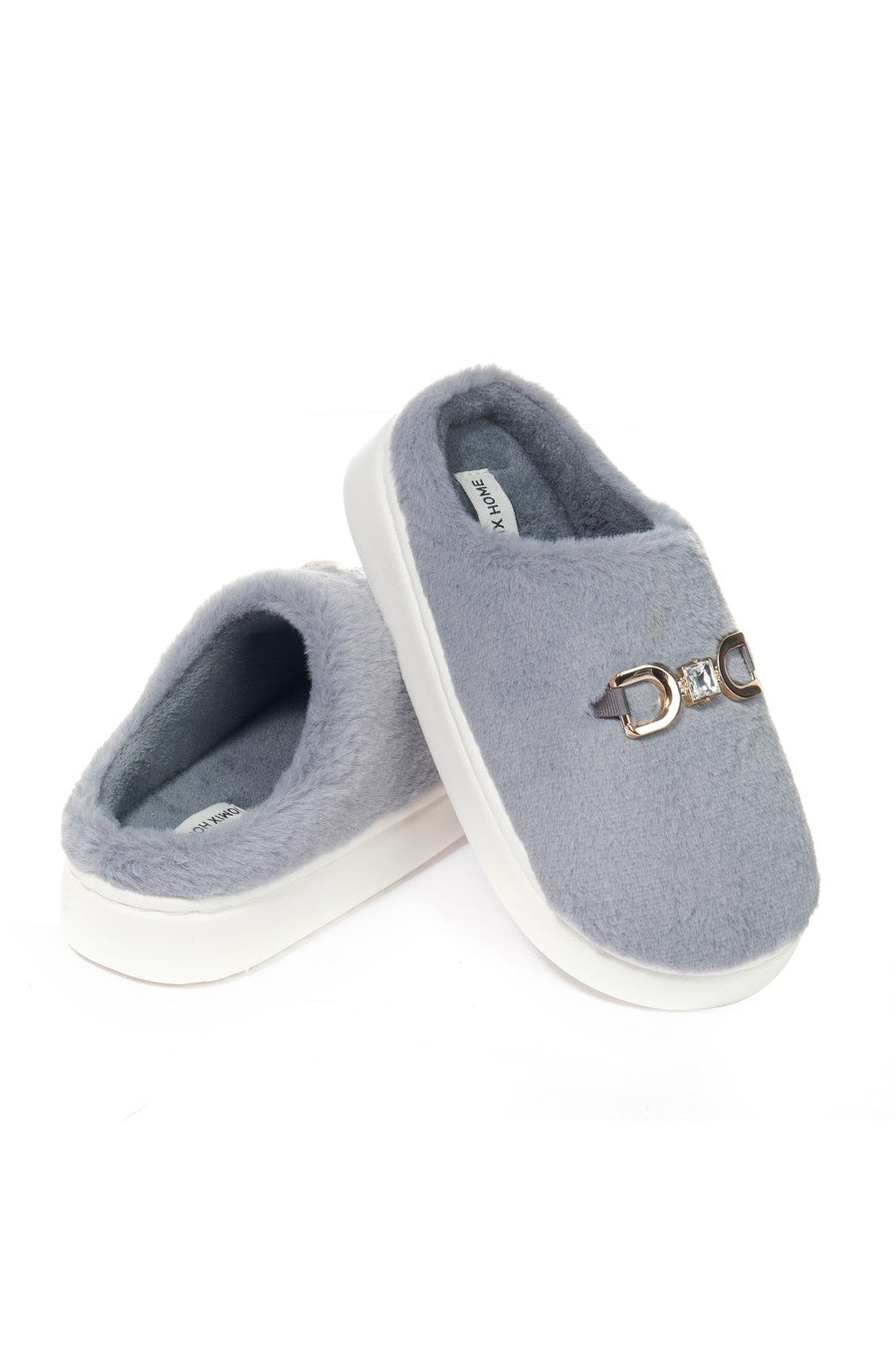 JOMIX Pantofole Donna Invernali Pelose Chiuse Morbide MD9638