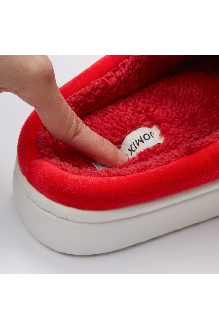 JOMIX Pantofole Donna Invernali Pelose Chiuse Morbide MD9642