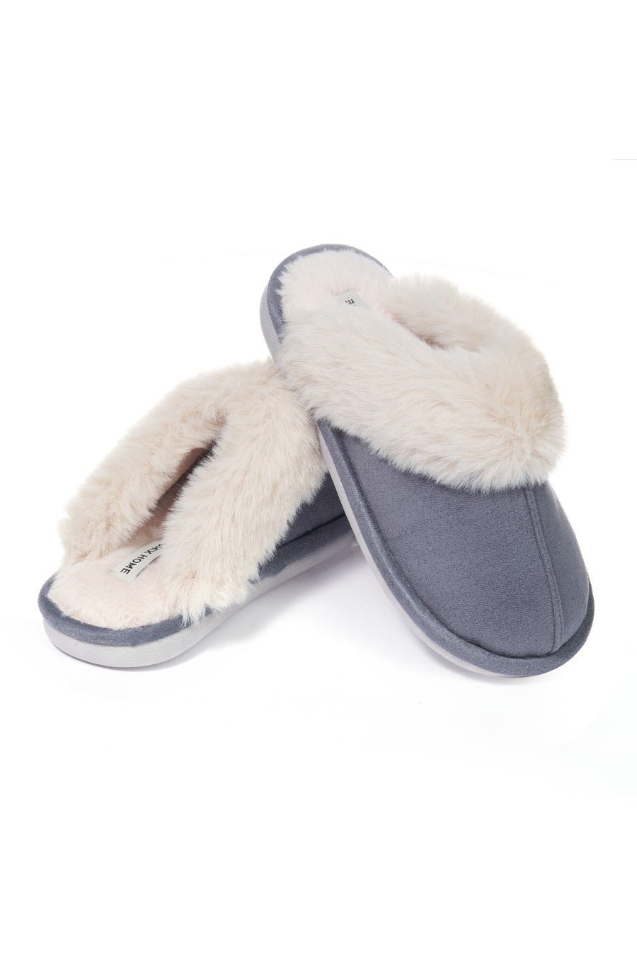 JOMIX Pantofole Donna Invernali Pelose Chiuse Morbide MD9663