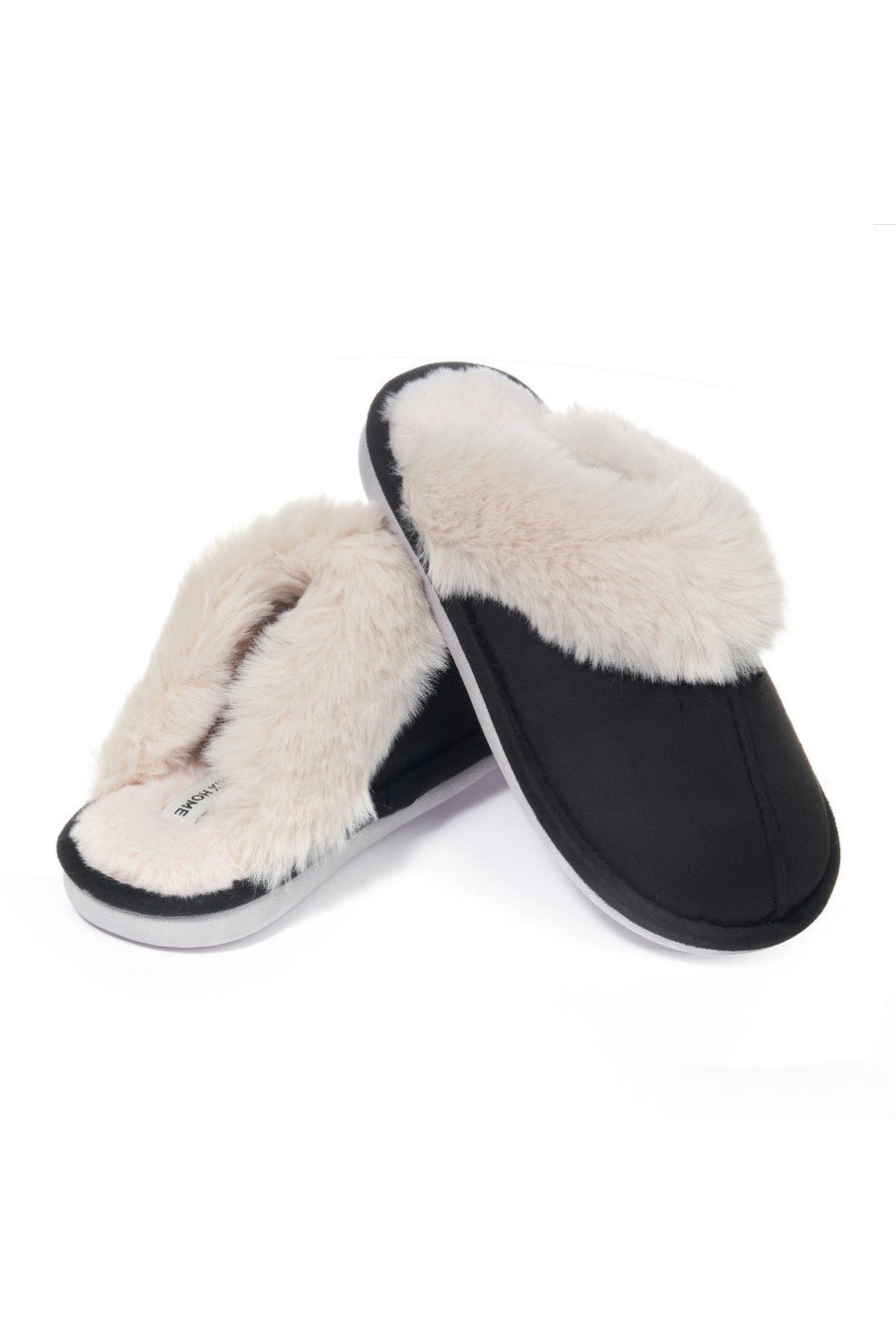 JOMIX Pantofole Donna Invernali Pelose Chiuse Morbide MD9663