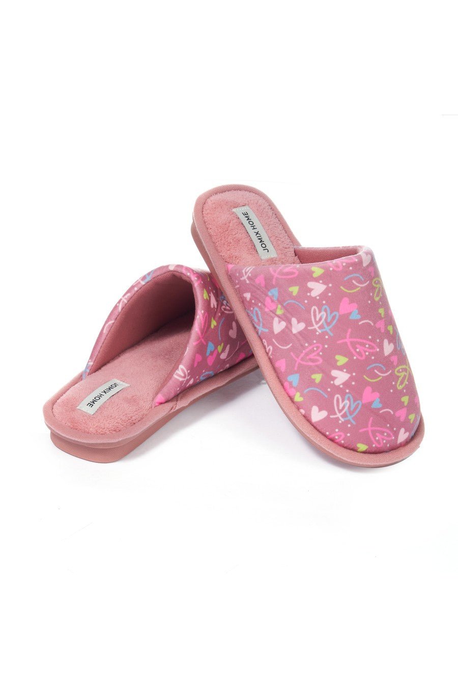 JOMIX Pantofole Donna Invernali Pelose Chiuse Morbide MD9675