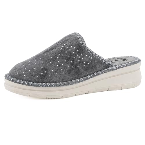 JOMIX Pantofole Donna Inverno Casa Comode Calde Pelose Made in Italy ITD2165 - ITD2166
