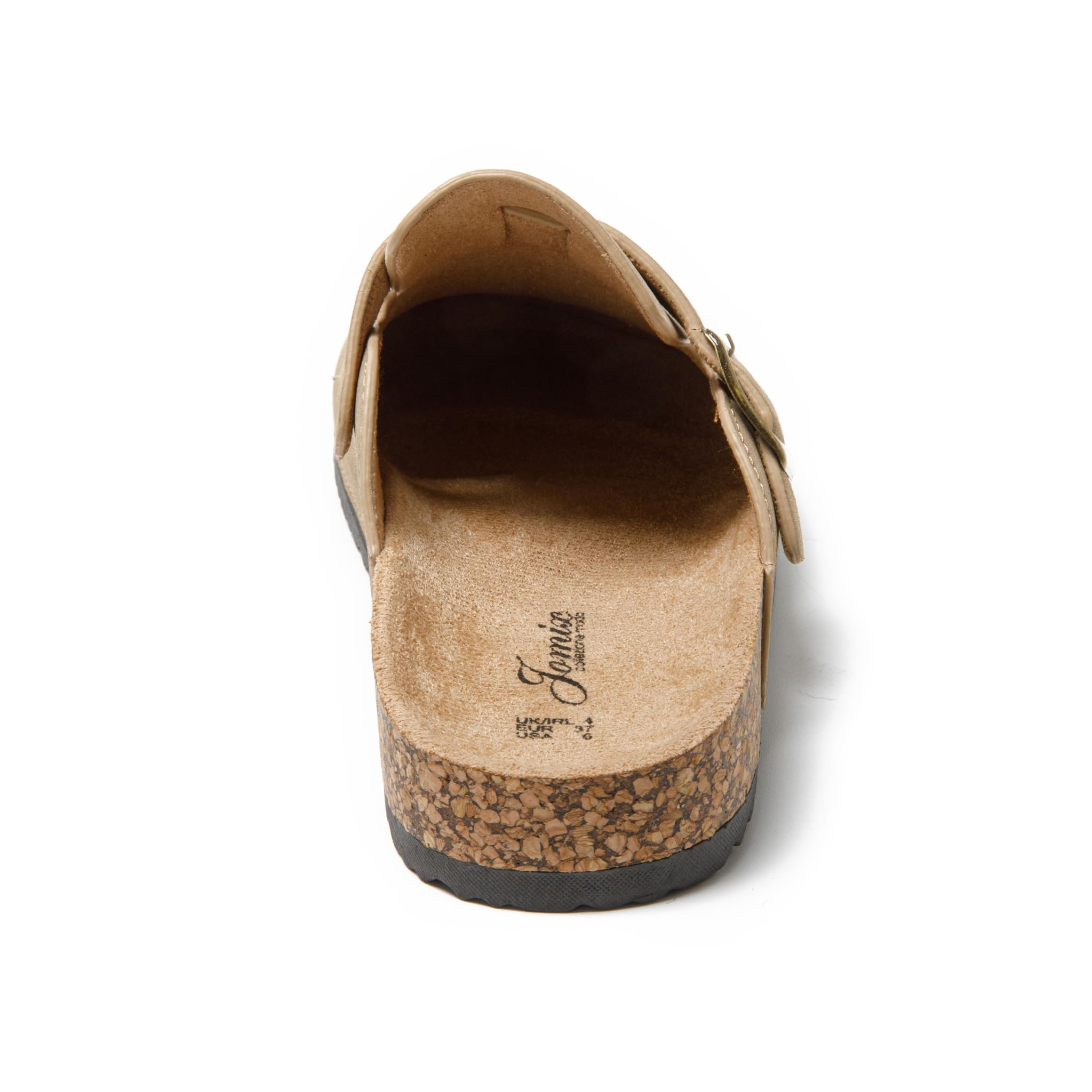 JOMIX Pantoletten Damen Geschlossen Hausschuhe mit Kork Fußbett Rutschfeste Gartenschuhe Clogs