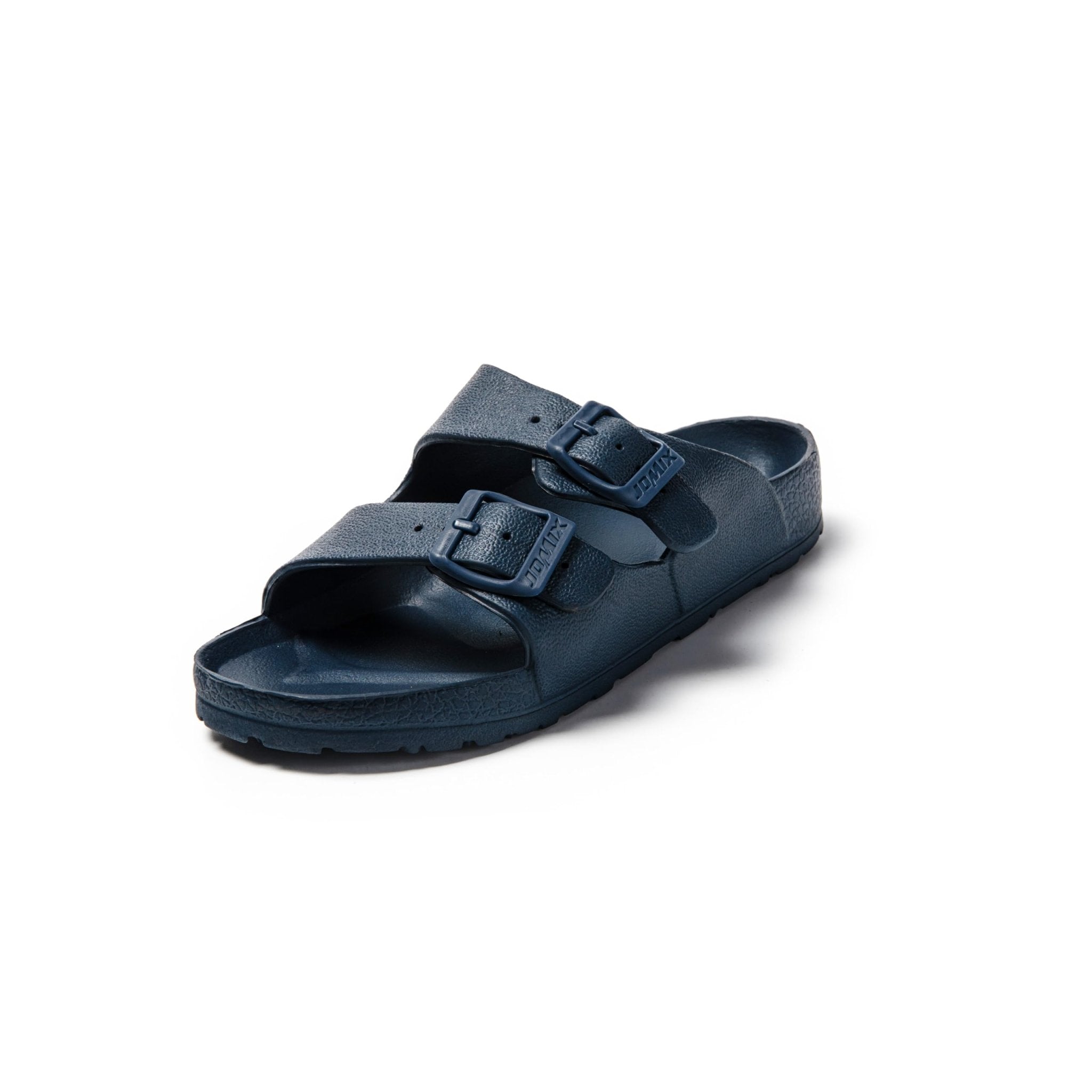 JOMIX Pantoletten Damen Sommer Badeschuhe mit Fussbett Flache Bunte Rutschfest Badelatschen Meer Pool Strand Schwimmen Schnalle Schlappen