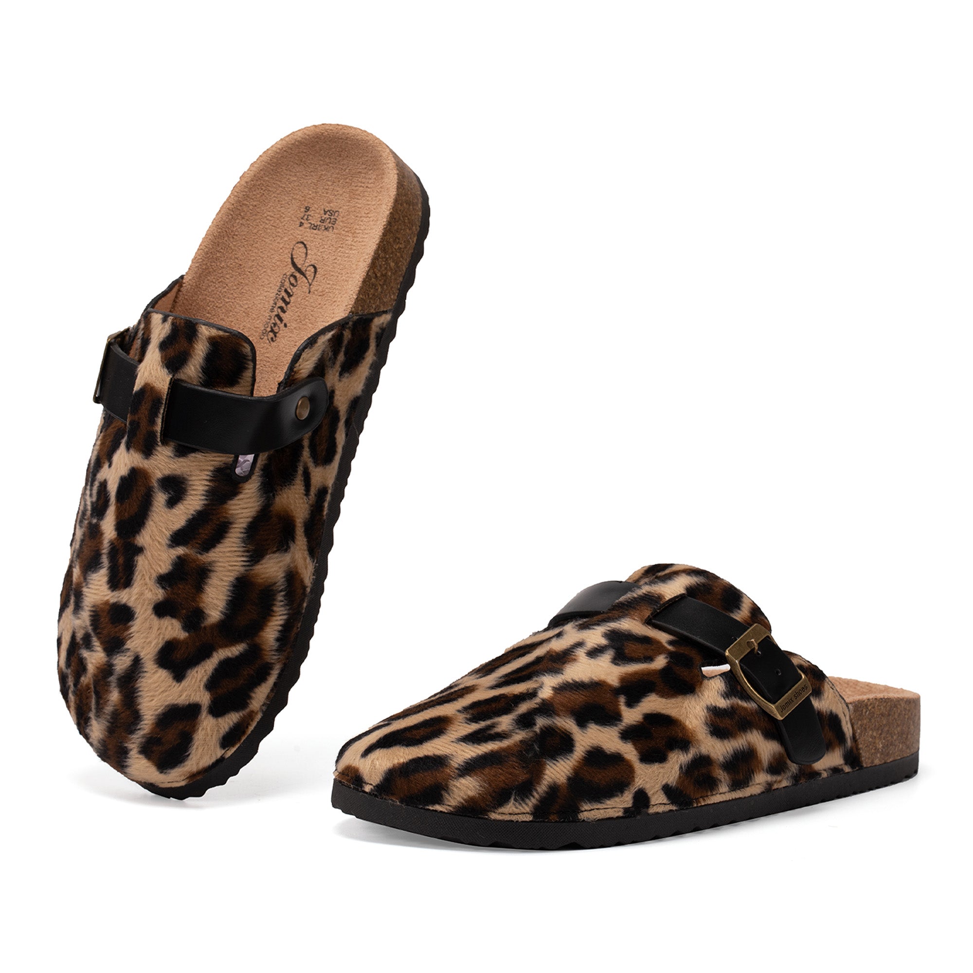 JOMIX Sabot Donna Ciabatte Chiuse con Comodo Pantofole in Pelle Scarpe da Giardino Sandali WCT250036
