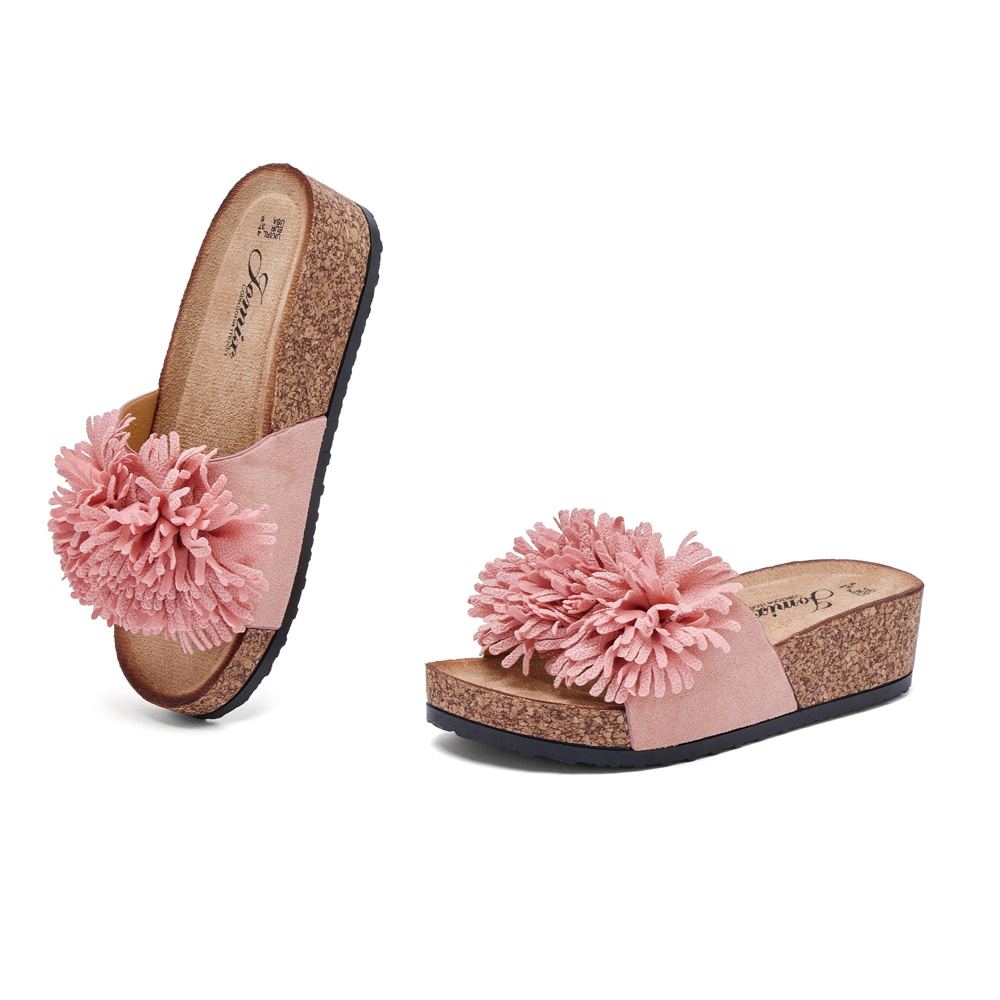 JOMIX Sandali Donna Estive Ciabatte Sughero Moda Sandali Antiscivolo Pantofole WCF250055