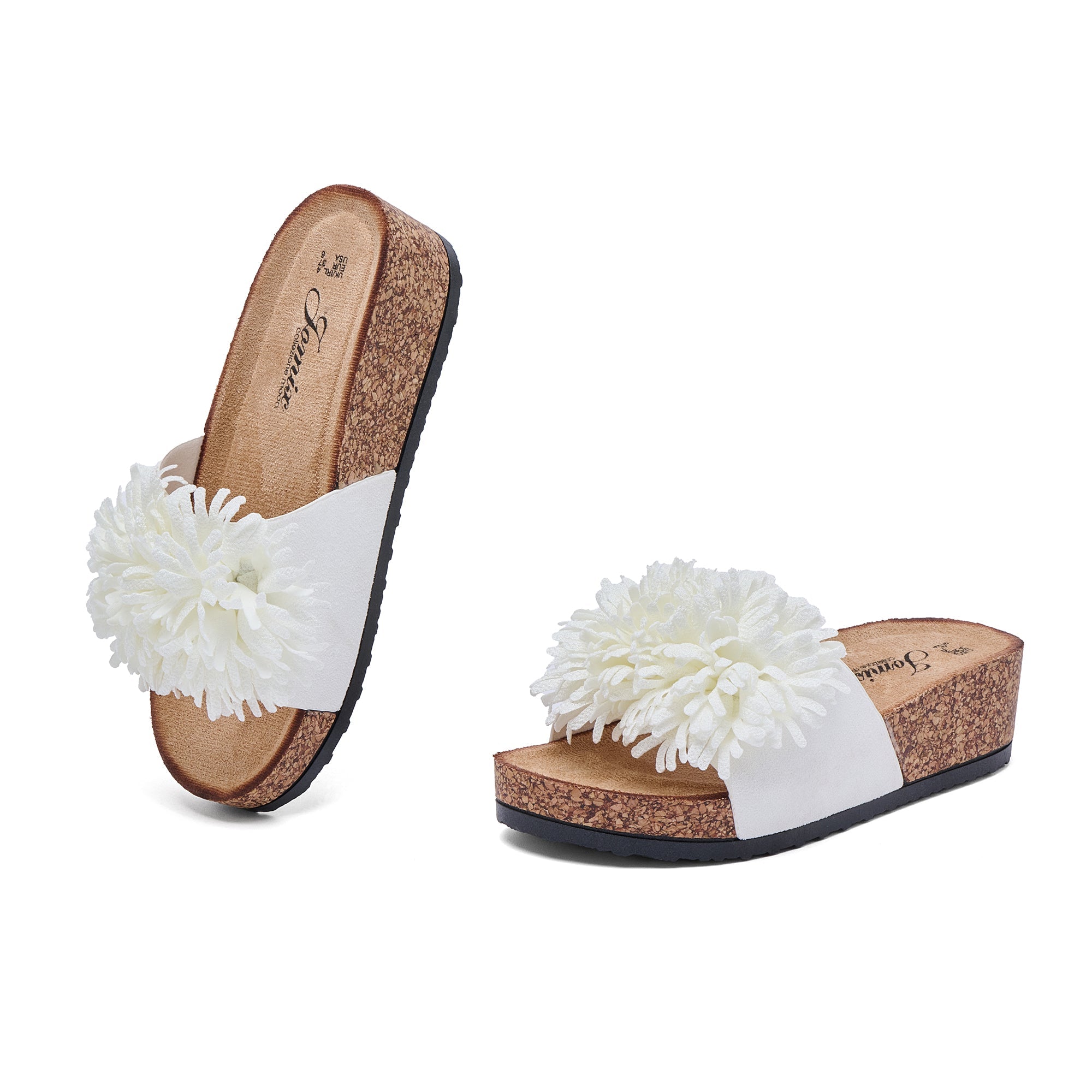 JOMIX Sandali Donna Estive Ciabatte Sughero Moda Sandali Antiscivolo Pantofole WCF250055