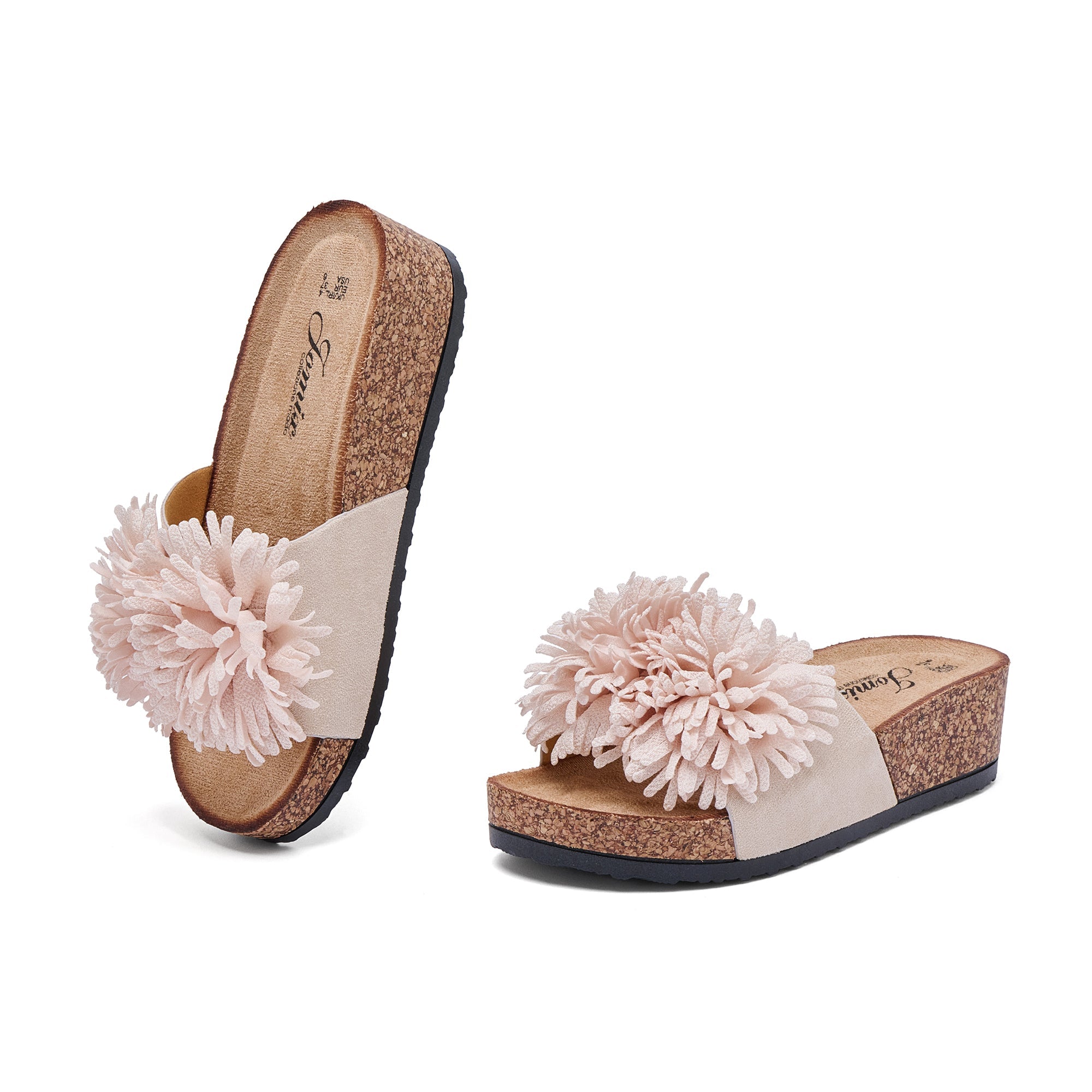 JOMIX Sandali Donna Estive Ciabatte Sughero Moda Sandali Antiscivolo Pantofole WCF250055