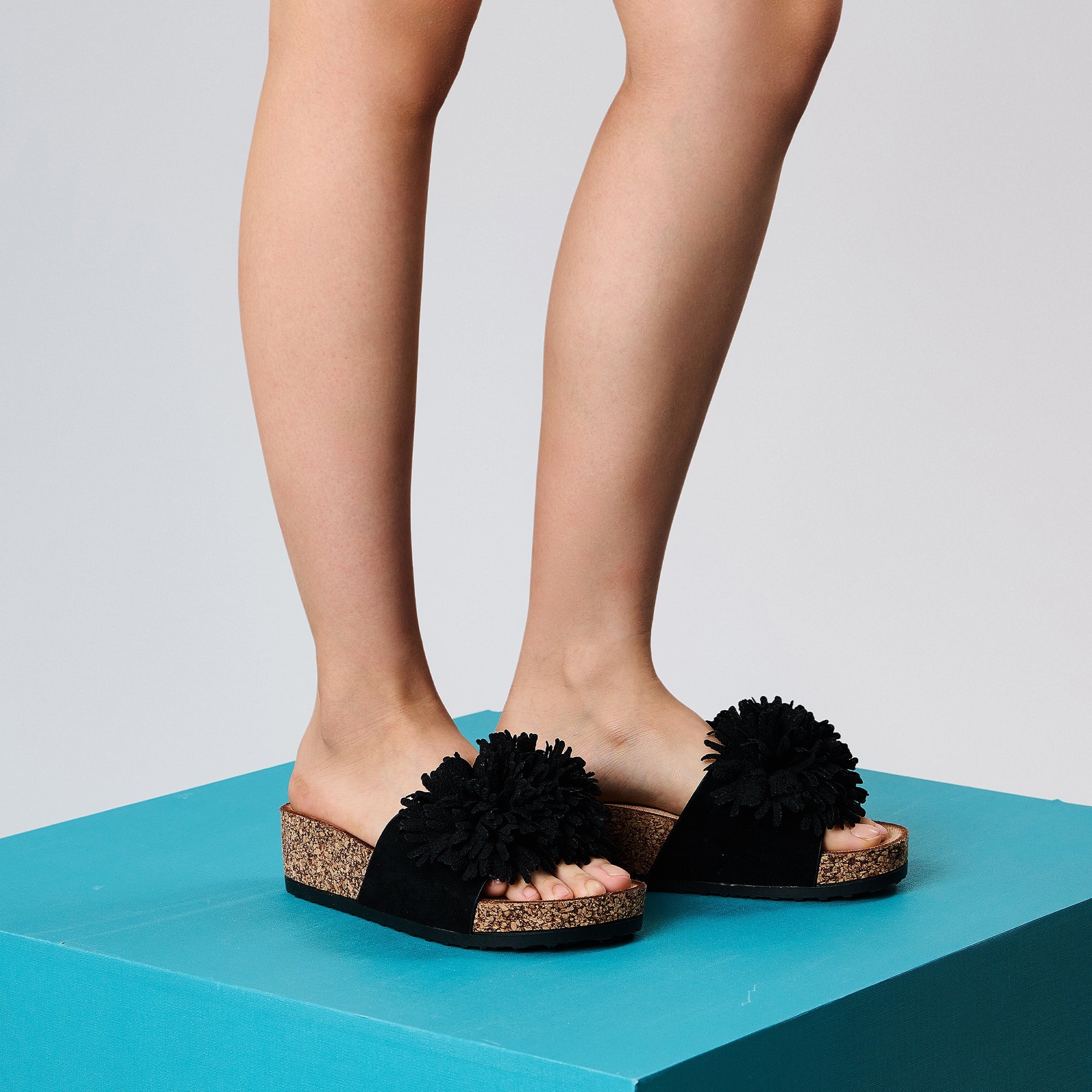 JOMIX Sandali Donna Estive Ciabatte Sughero Moda Sandali Antiscivolo Pantofole WCF250055