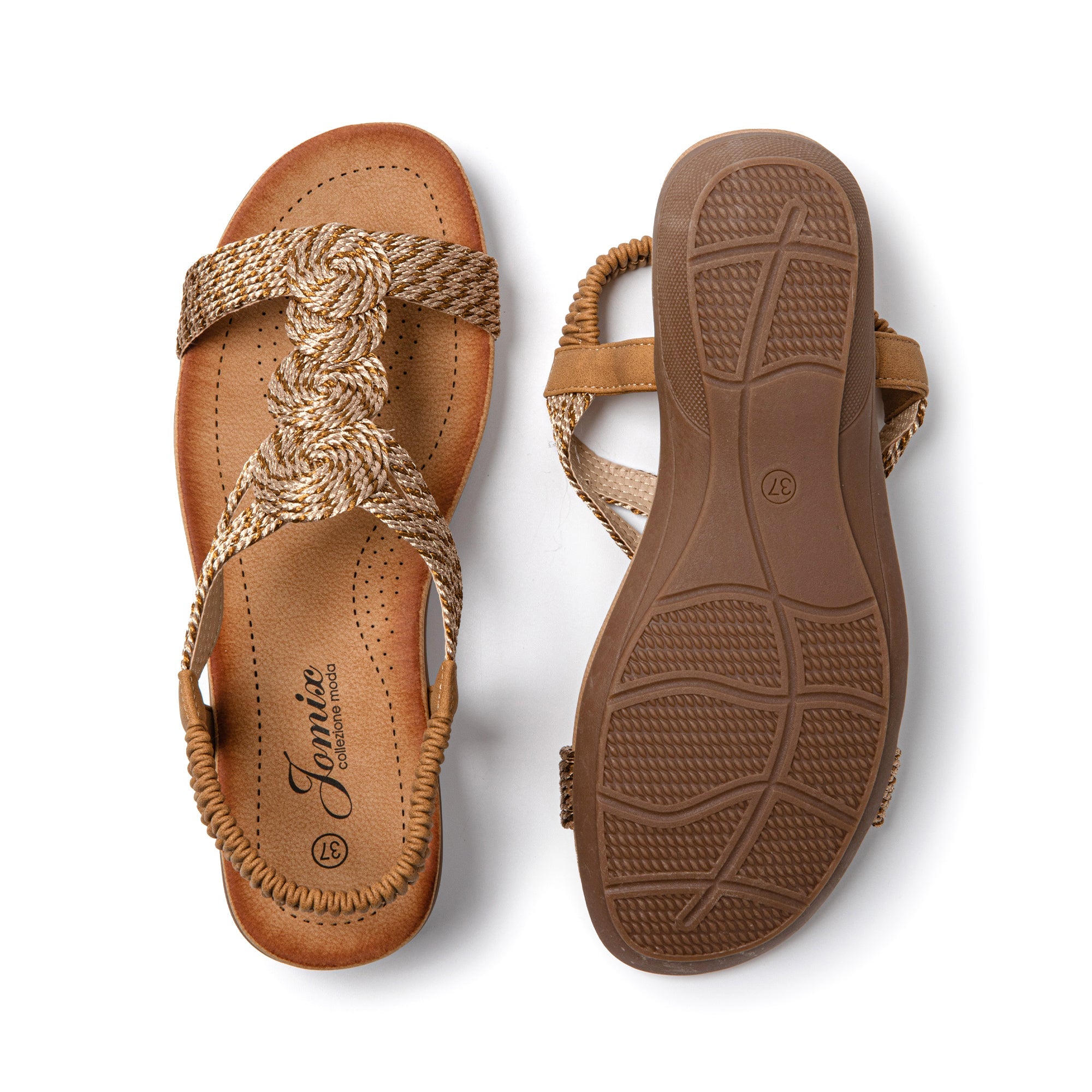 JOMIX Sandali Donna Estive Eleganti Piatto Comodi Sandali SD9367