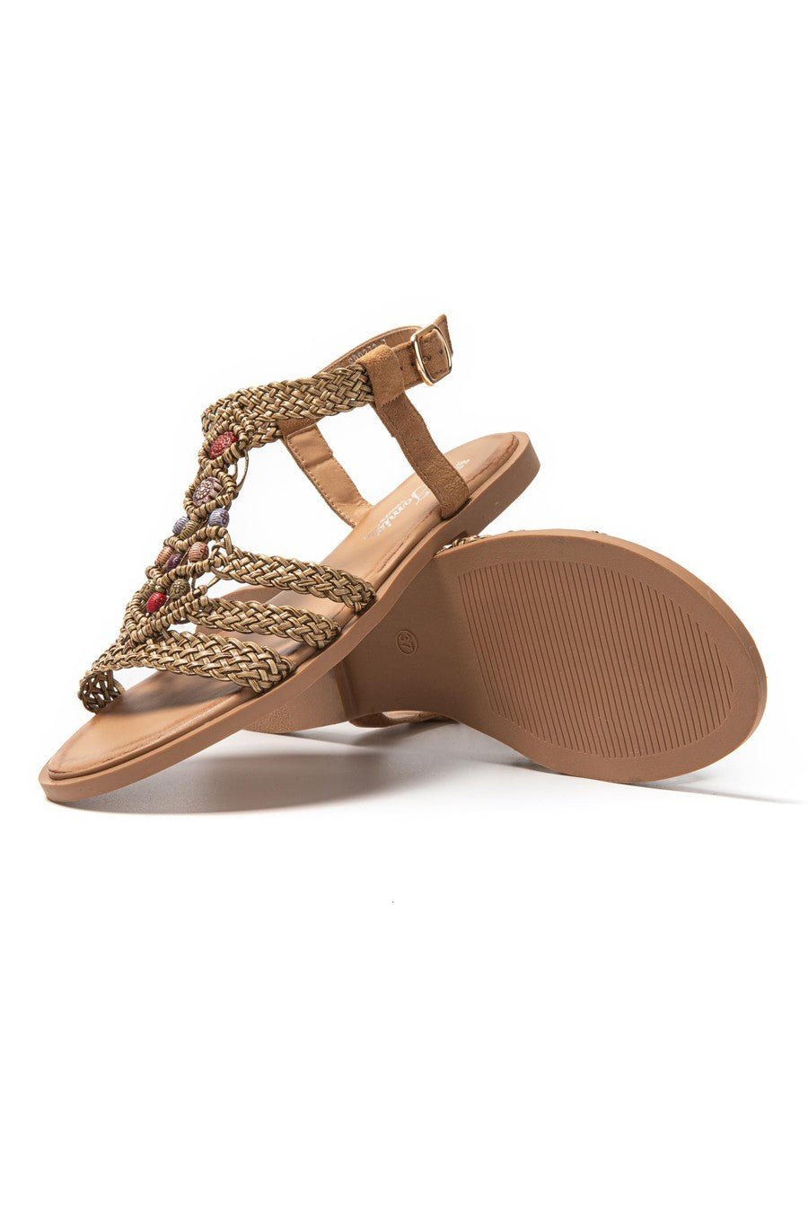 JOMIX Sandali Donna Estive Eleganti Sandali Tacco Bassi Comodi SD9366 SD9373