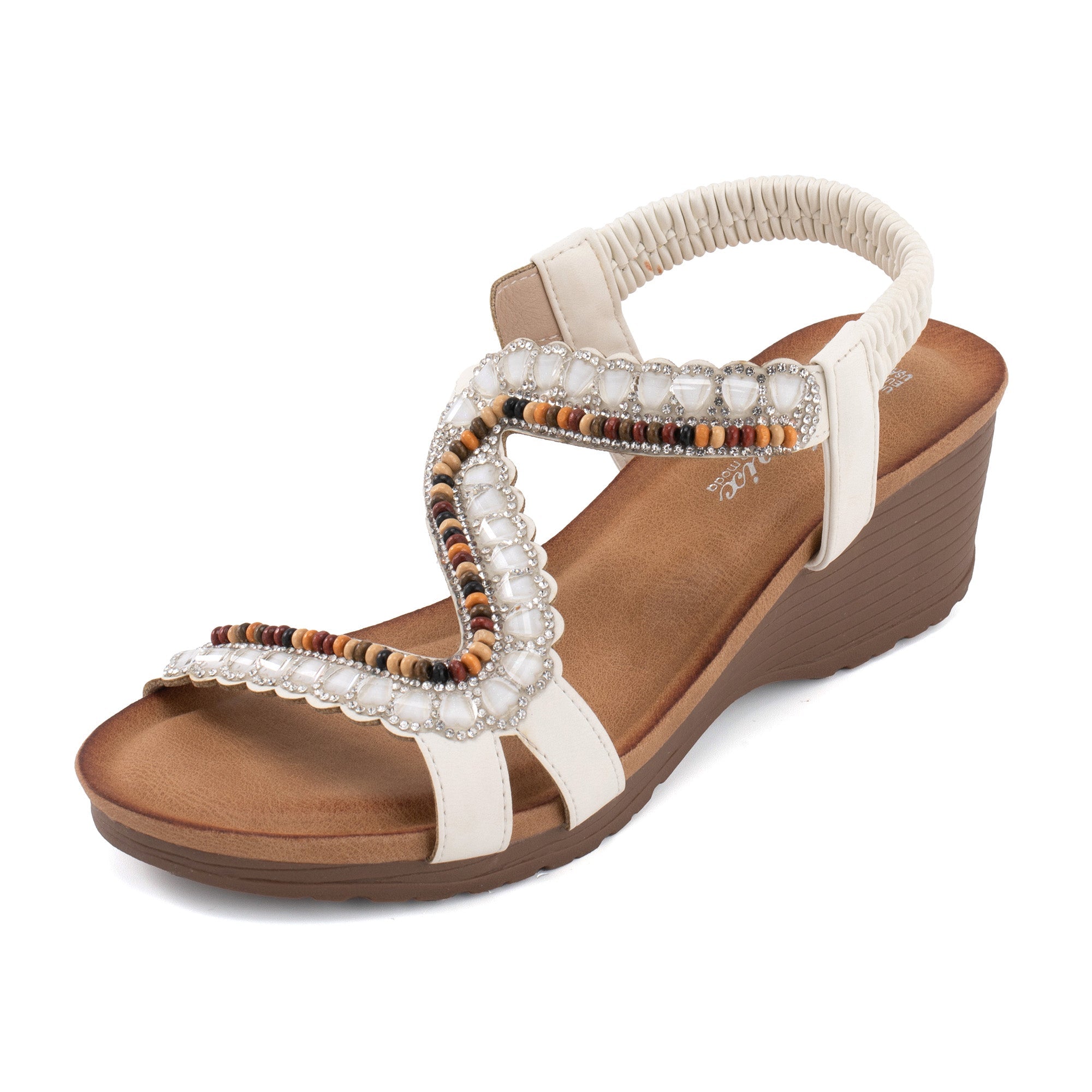 JOMIX Sandali Eleganti da Donna Estive con Zeppa Traspiranti Suola WWS250353