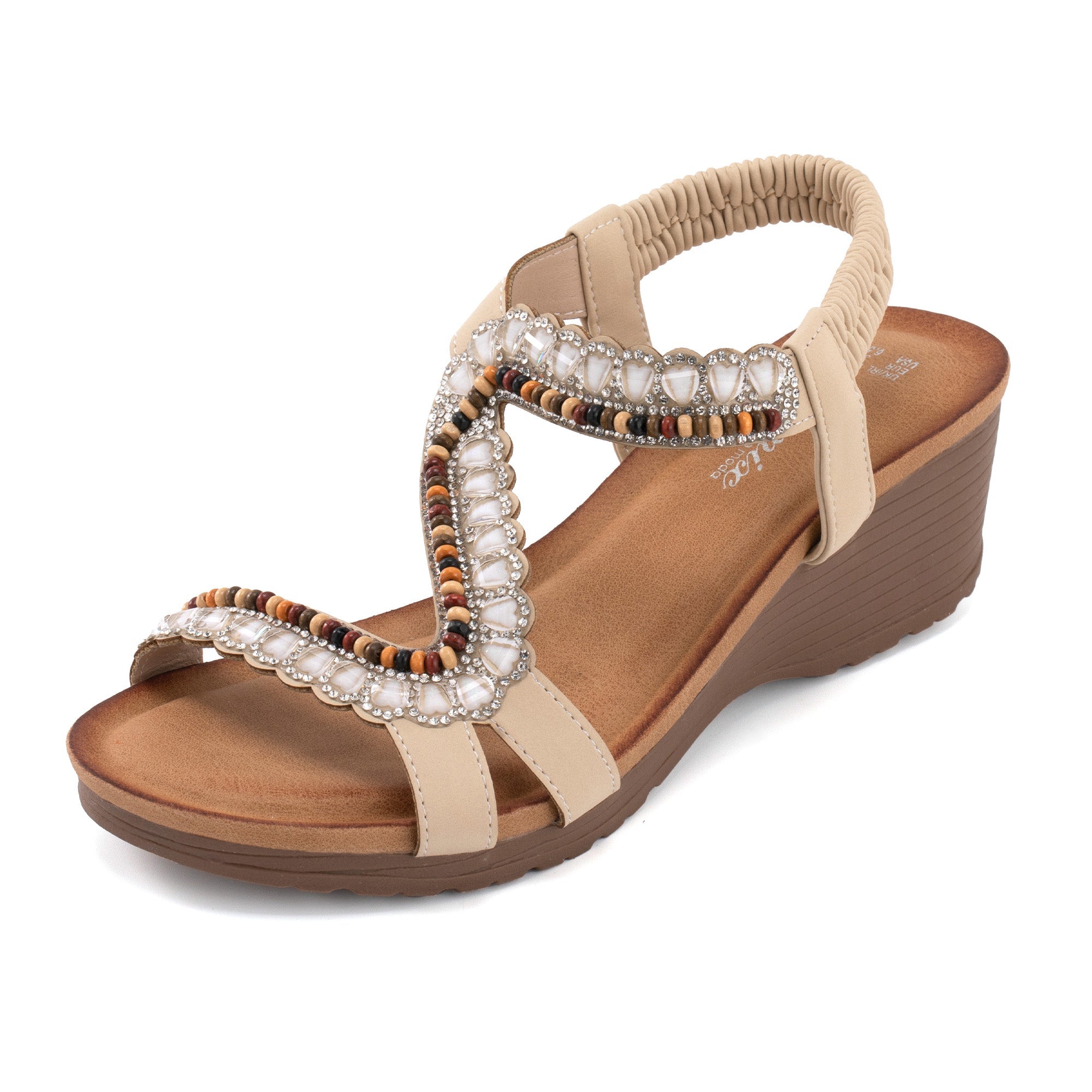 JOMIX Sandali Eleganti da Donna Estive con Zeppa Traspiranti Suola WWS250353