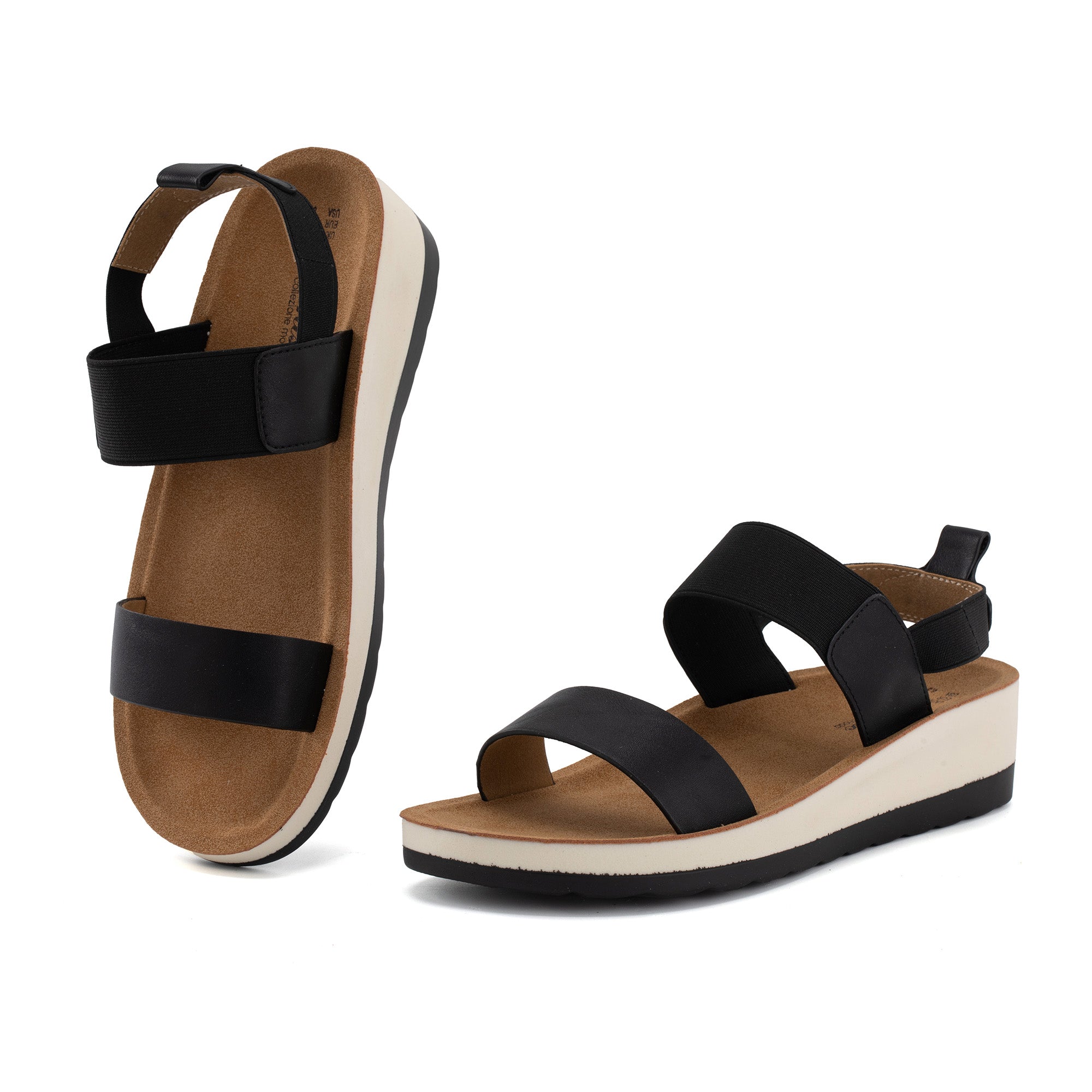 JOMIX Sandali Estive Antiscivolo da Donna Scarpe con Zeppa Comode WWS250452