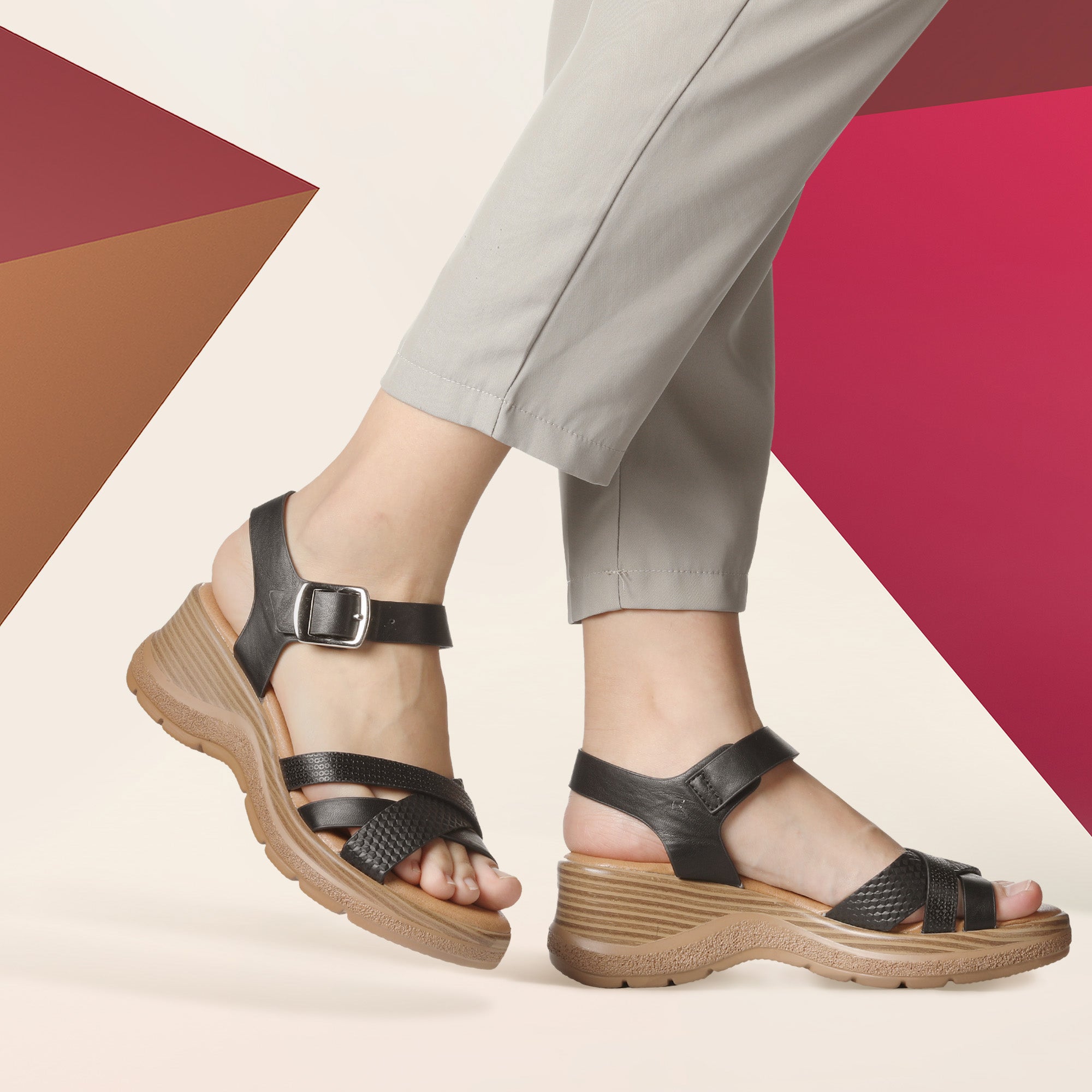 JOMIX Sandali Estive Comodi da donna Scarpa Sostegno Dell'arco Plantare Design WWS250187