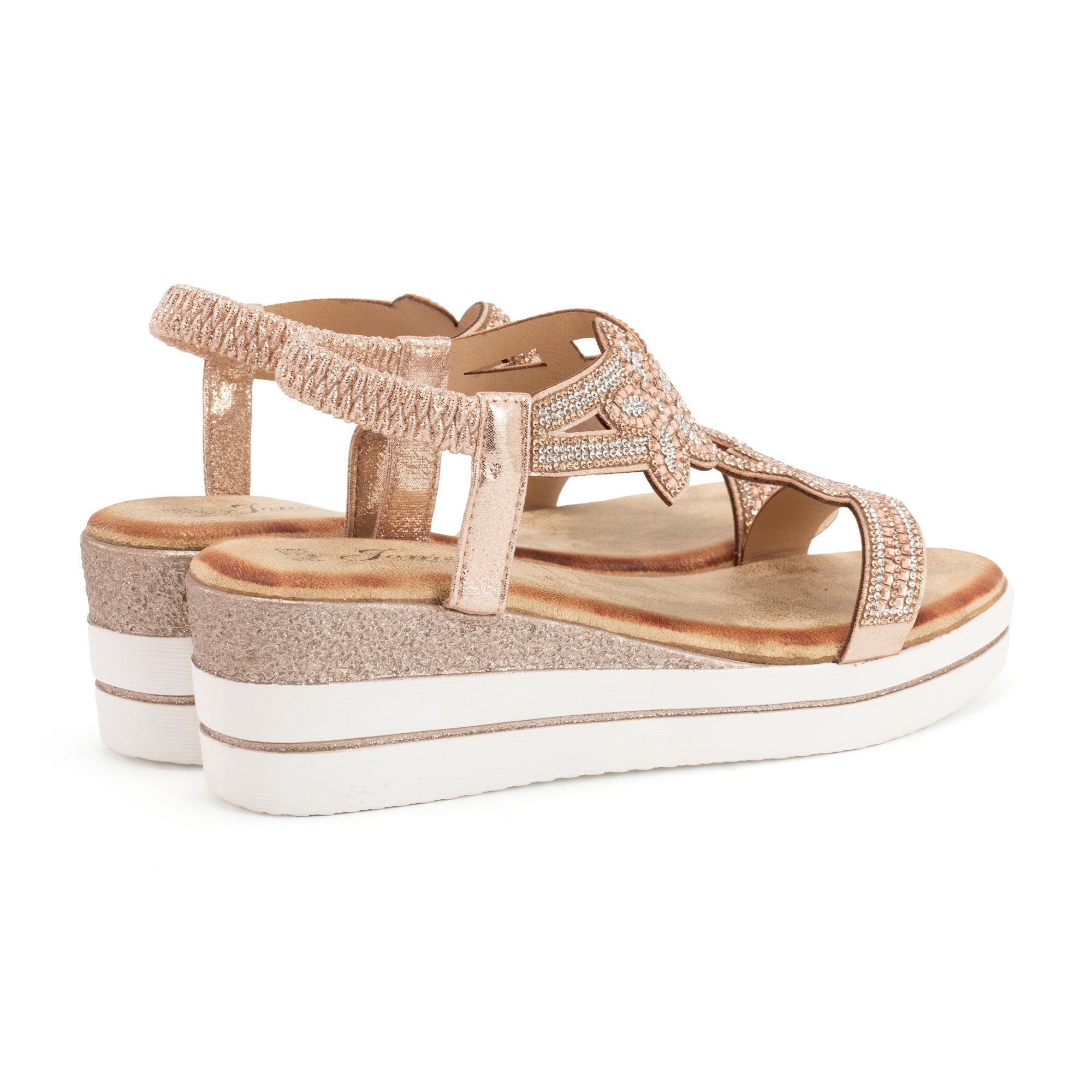 JOMIX Sandali Estive da Donna con Zeppa Scarpe da Spiaggia WWS250241