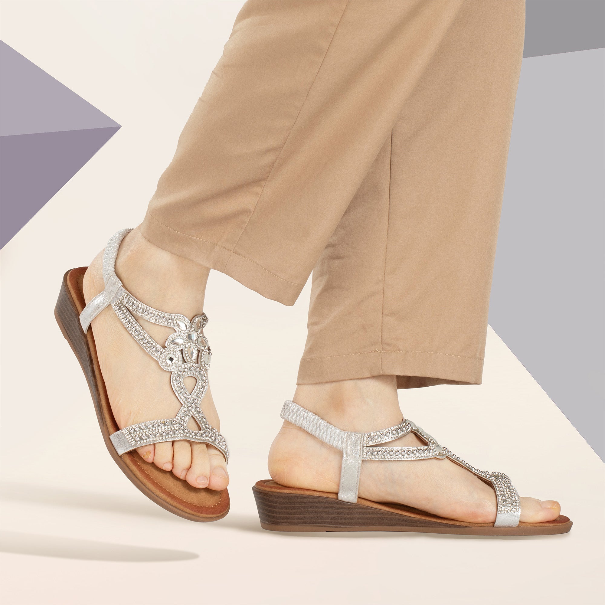 JOMIX Sandali Estive da Donna Morbidi e Confortevoli Eleganti WWS250240