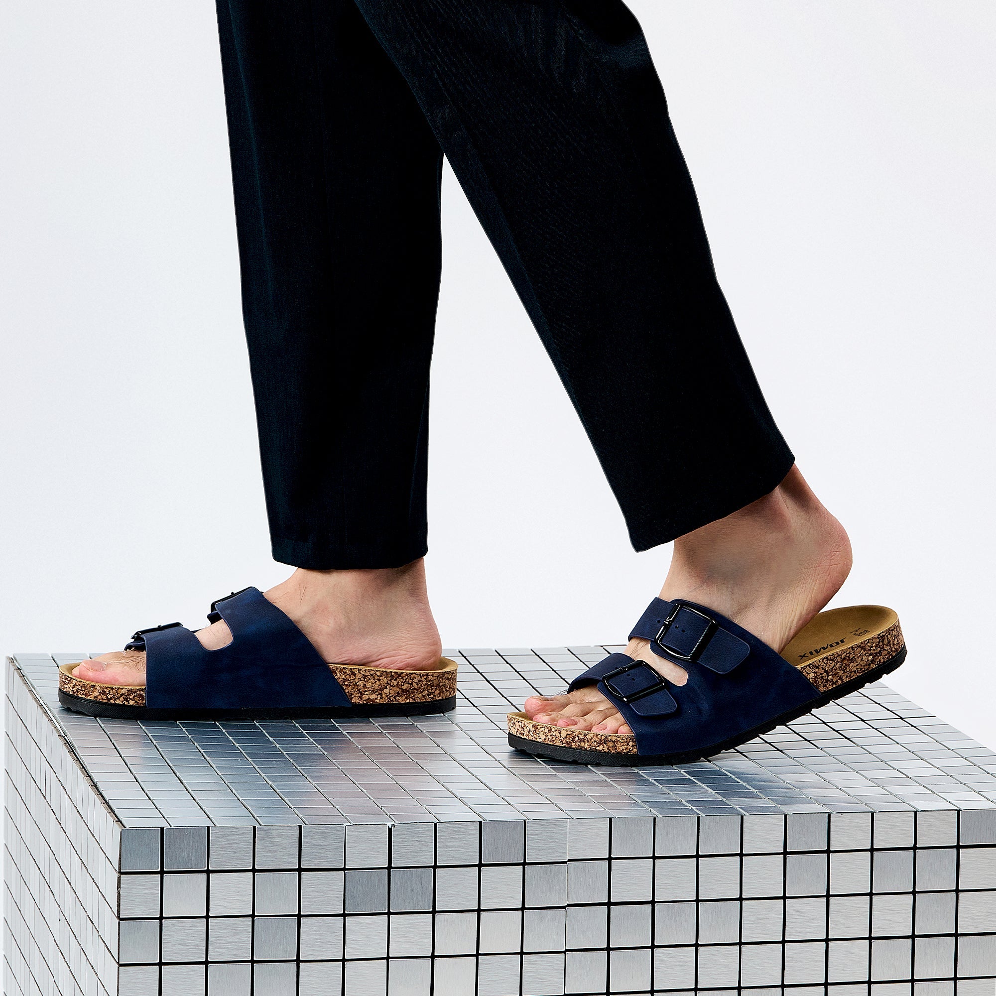 JOMIX Sandali Uomo Estivi Cuoio Ciabatte Uomo Mare Pantofole Uomo Estive MCX250058