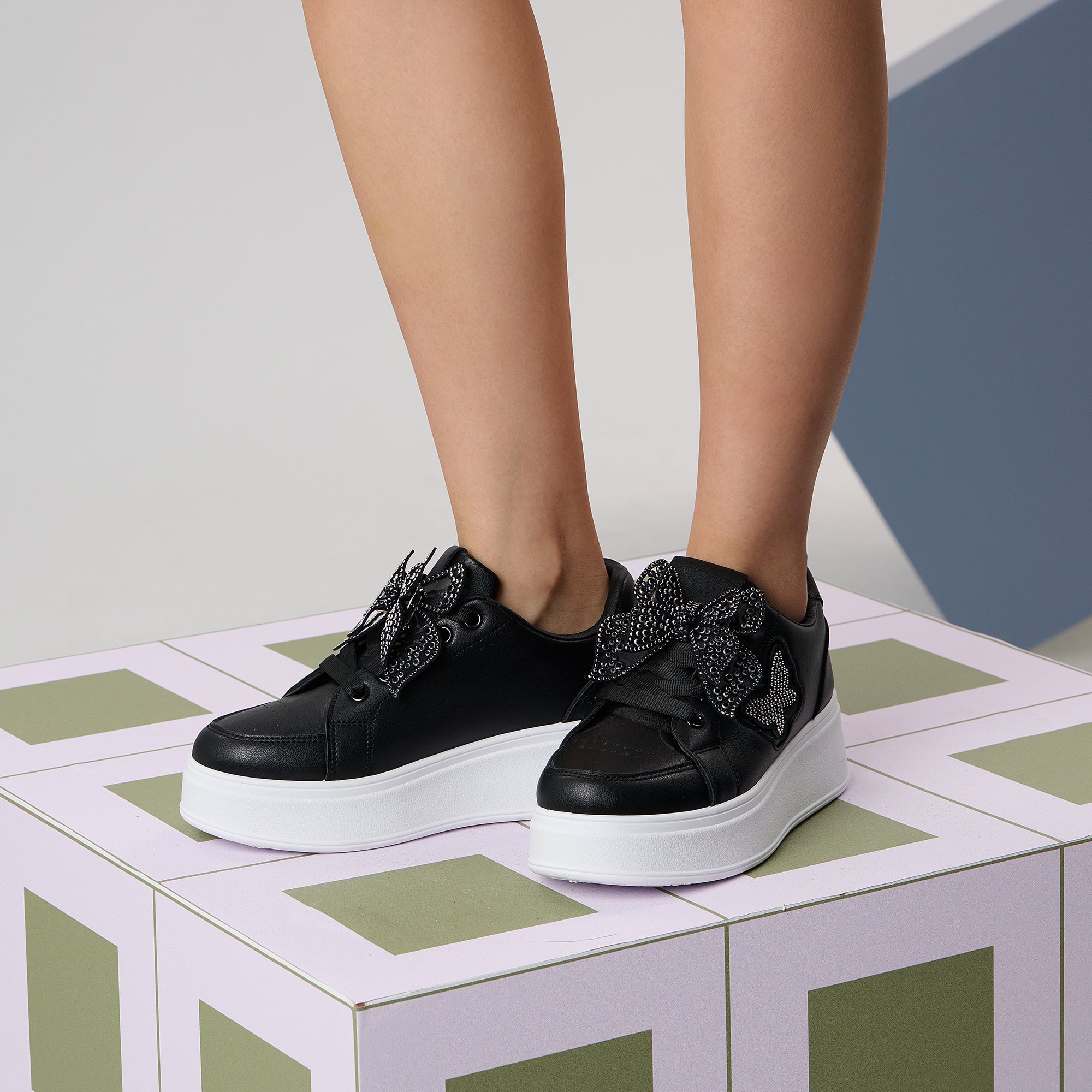 JOMIX Scarpe da Ginnastica Platform Sneakers Donna Casual Leggere Plateau WSC250124