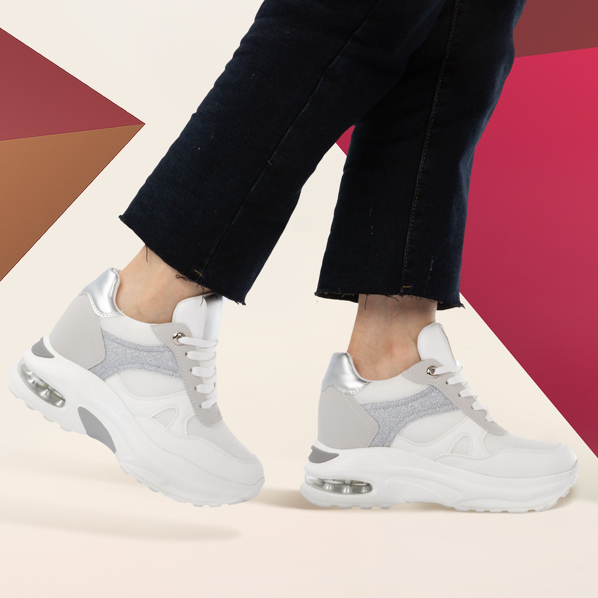 JOMIX Scarpe Ginnastica Donna Scarpe da Running Corsa Leggere Sneakers Fitness WSC250131