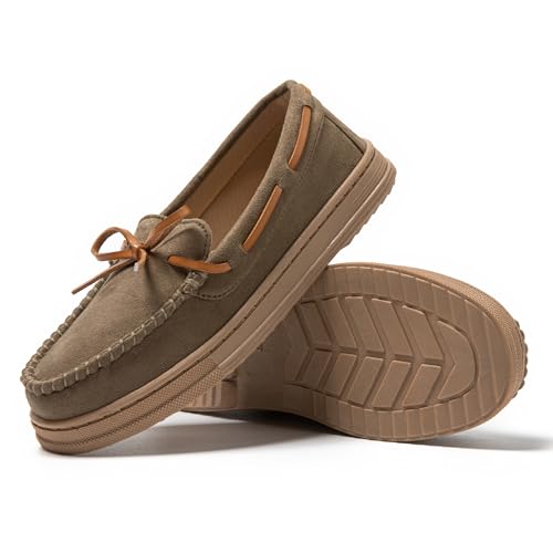 JOMIX Scarpe Mocassino Invernali da Donna Slip On Effetto Scamosciato