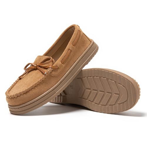 JOMIX Scarpe Mocassino Invernali da Donna Slip On Effetto Scamosciato