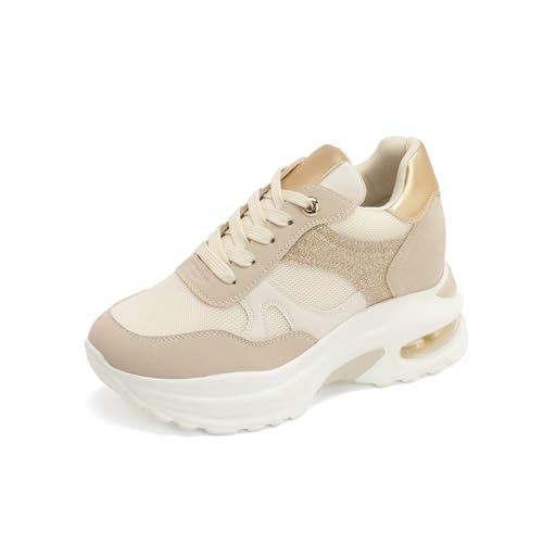 JOMIX Sneaker Damen Turnschuhe Sportschuhe mit Luftpolster Atmungsaktives Laufschuhe Rutschfeste Joggingschuhe Straßen Trainers Gym Fitness Running Shoes