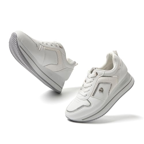 JOMIX Sneakers Donna Zeppa Interna Scarpe da Ginnastica Basse Sportive Fitness Respirabile MD9787 - MD9788