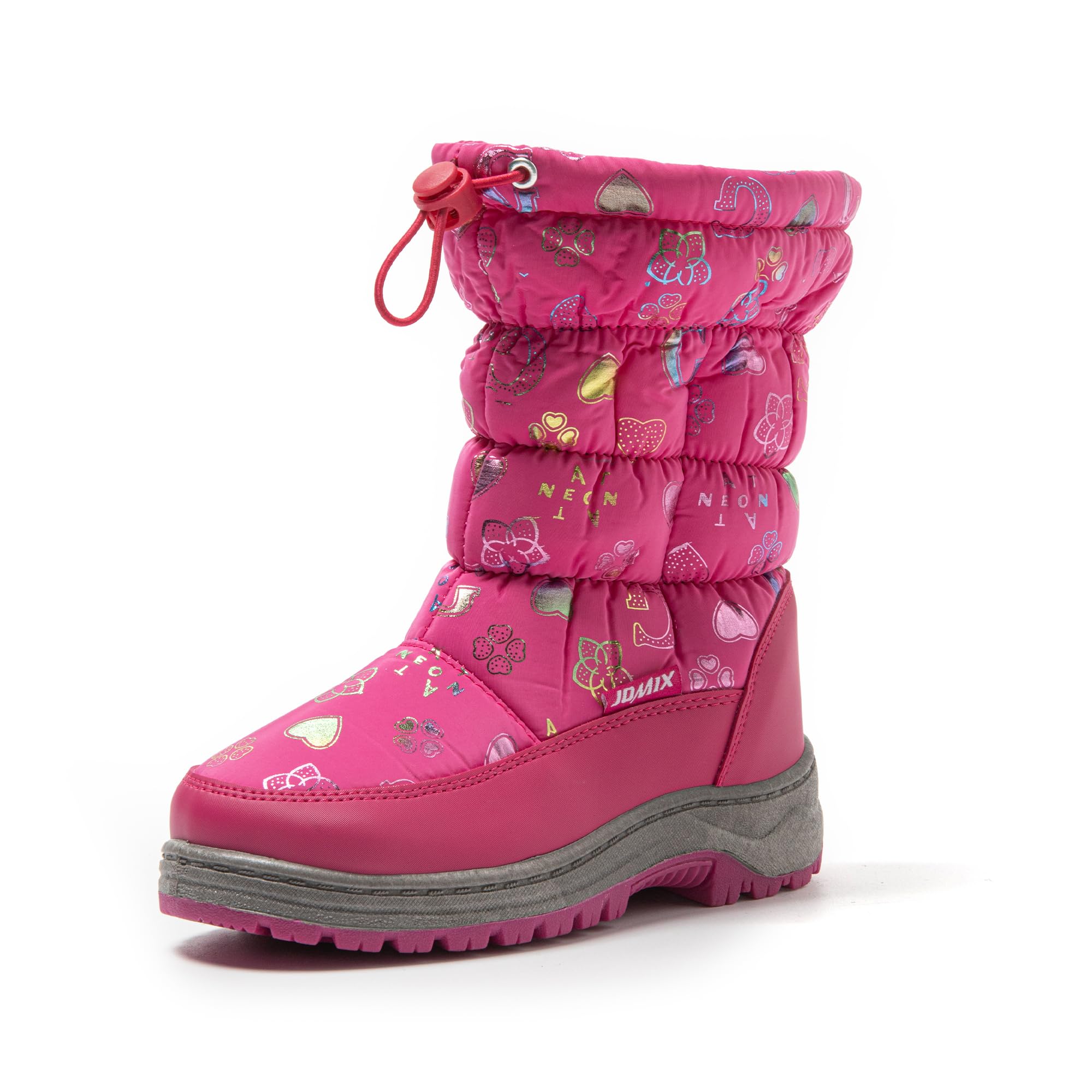 JOMIX Stivali Bambini Stiveletti Doposci Impermeabile da Bambine e Ragazzi