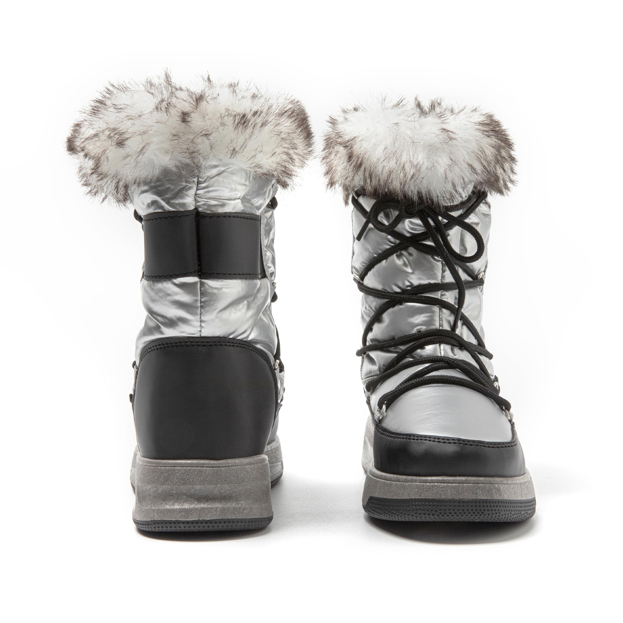 JOMIX Stivali Doposci da Donna Stivaletti Pelosi Impermeabile Calde