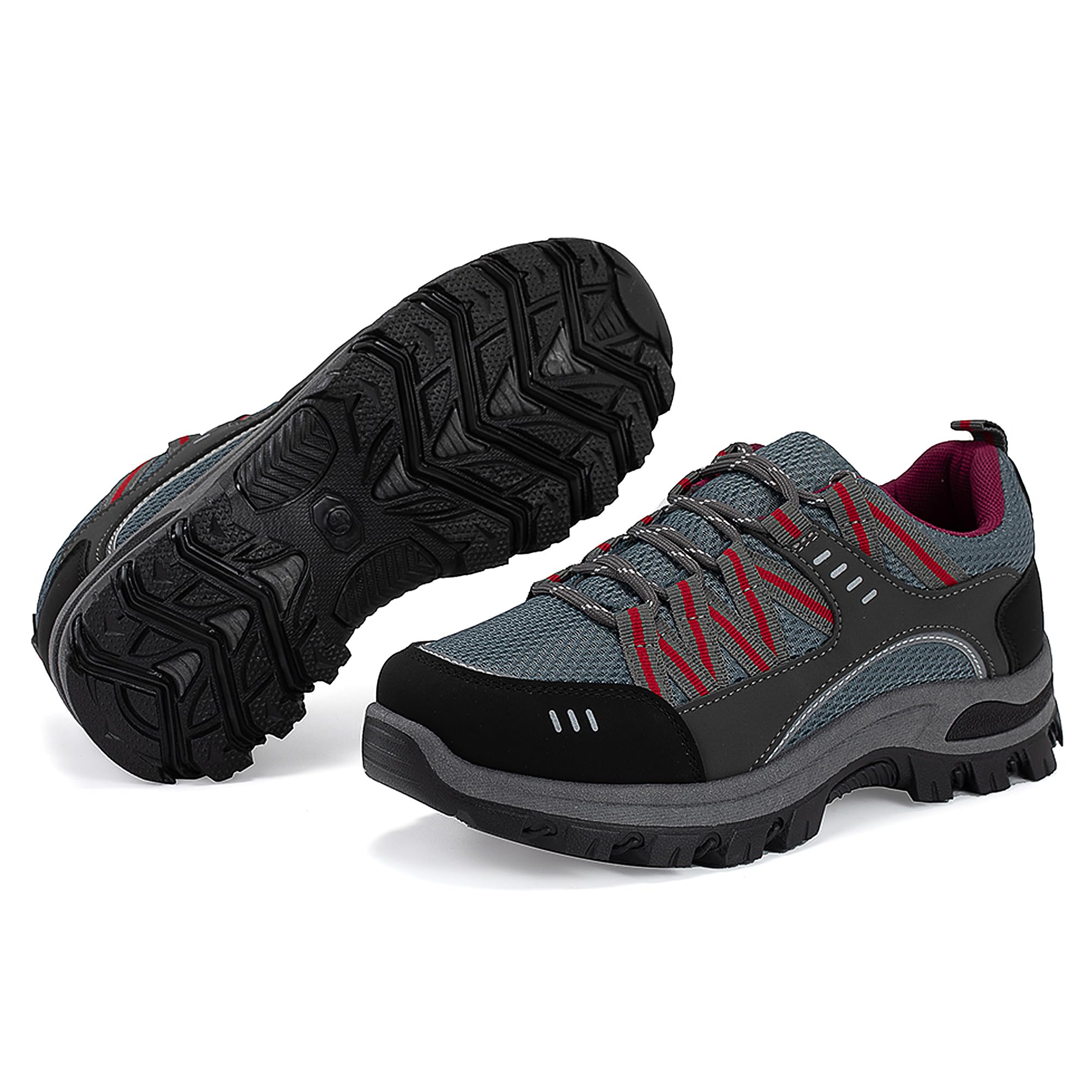 JOMIX Trekkingschuhe Damen Leichte Hiking Schuhe für Wandern Trekking Bergsteigen Atmungsaktiv Rutschfest Komfortabel und Robuste Damen Wanderschuhe