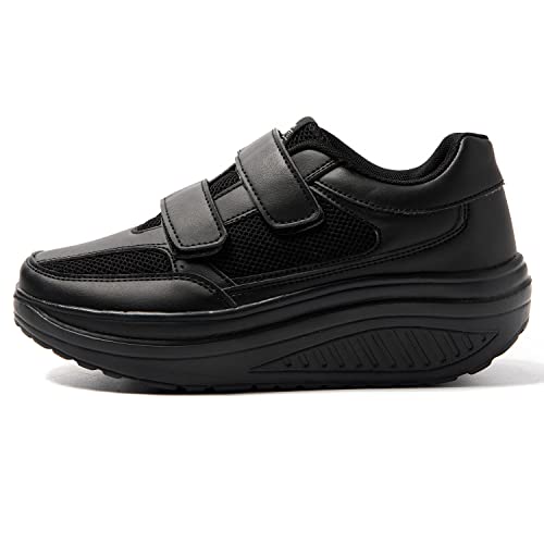 JOMIX Unisex Sneaker Plateau Sportschuhe Turnschuhe Laufschuhe Bequeme Abrollsohle Anti - Rutsch Wippschuhe Abrollschuhe Fitness Gym Outdoor
