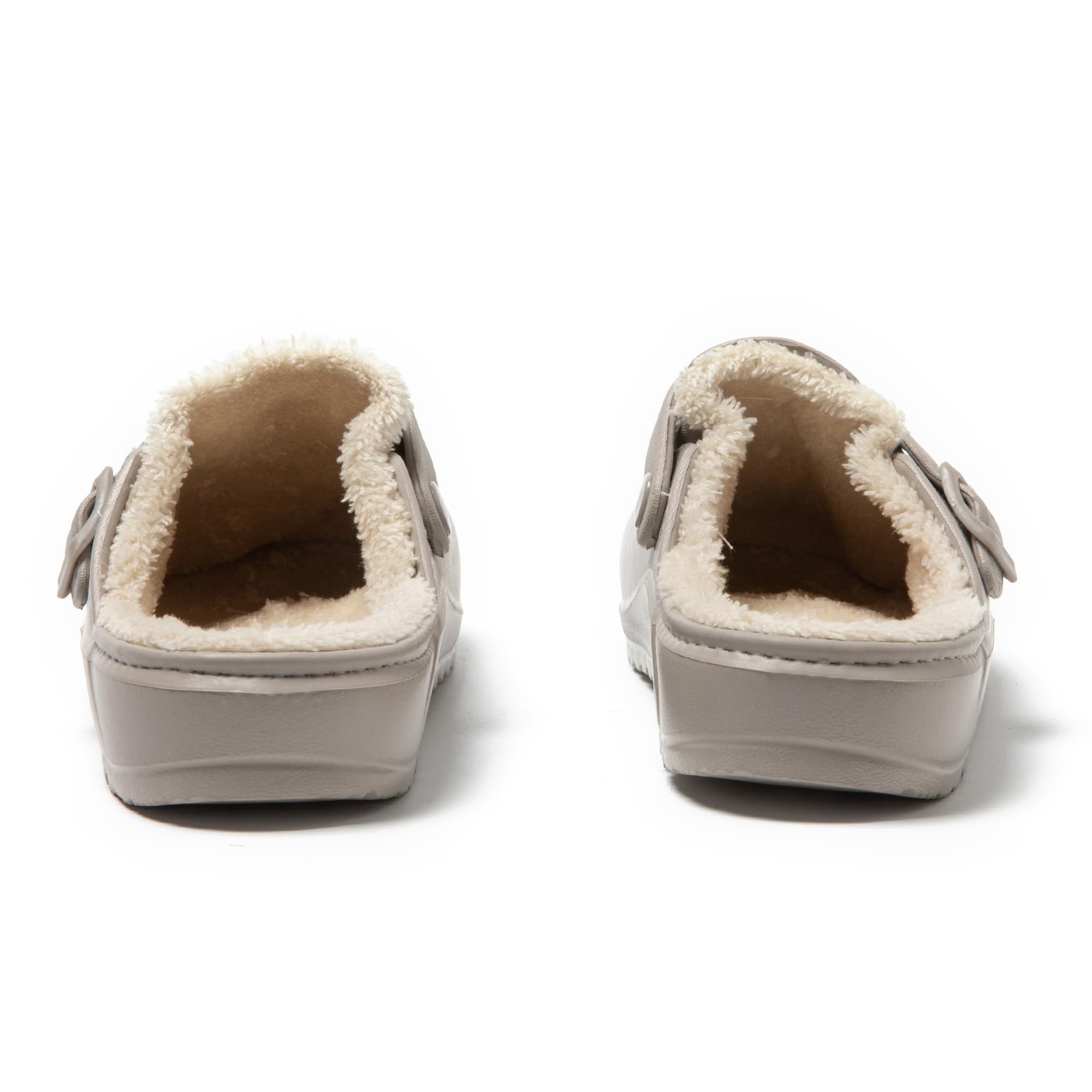 JOMIX Winter Clogs Gefüttert Damen, Warme Hausschuhe Wasserdicht Pantoffeln Plüsch, Weiche Bequeme rutschfeste Winter Hausschuhe