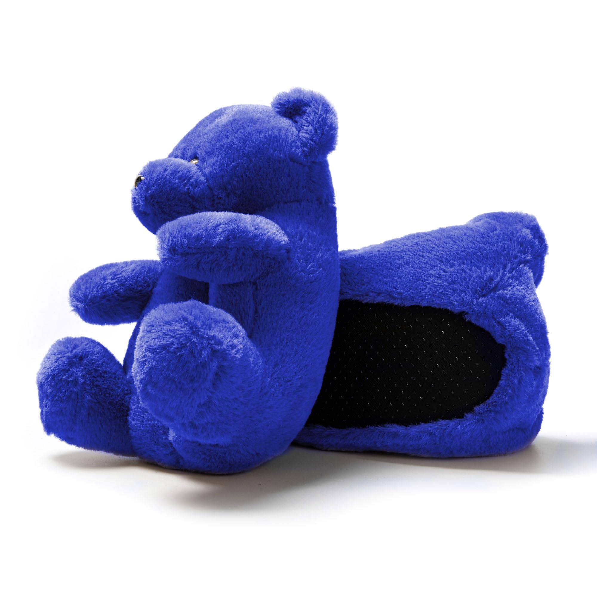 JOMIX Winter Hausschuhe Damen Bären Lustige Pantoffeln Warme Tieren Hüttenschuhe Bunte Slippers Indoor