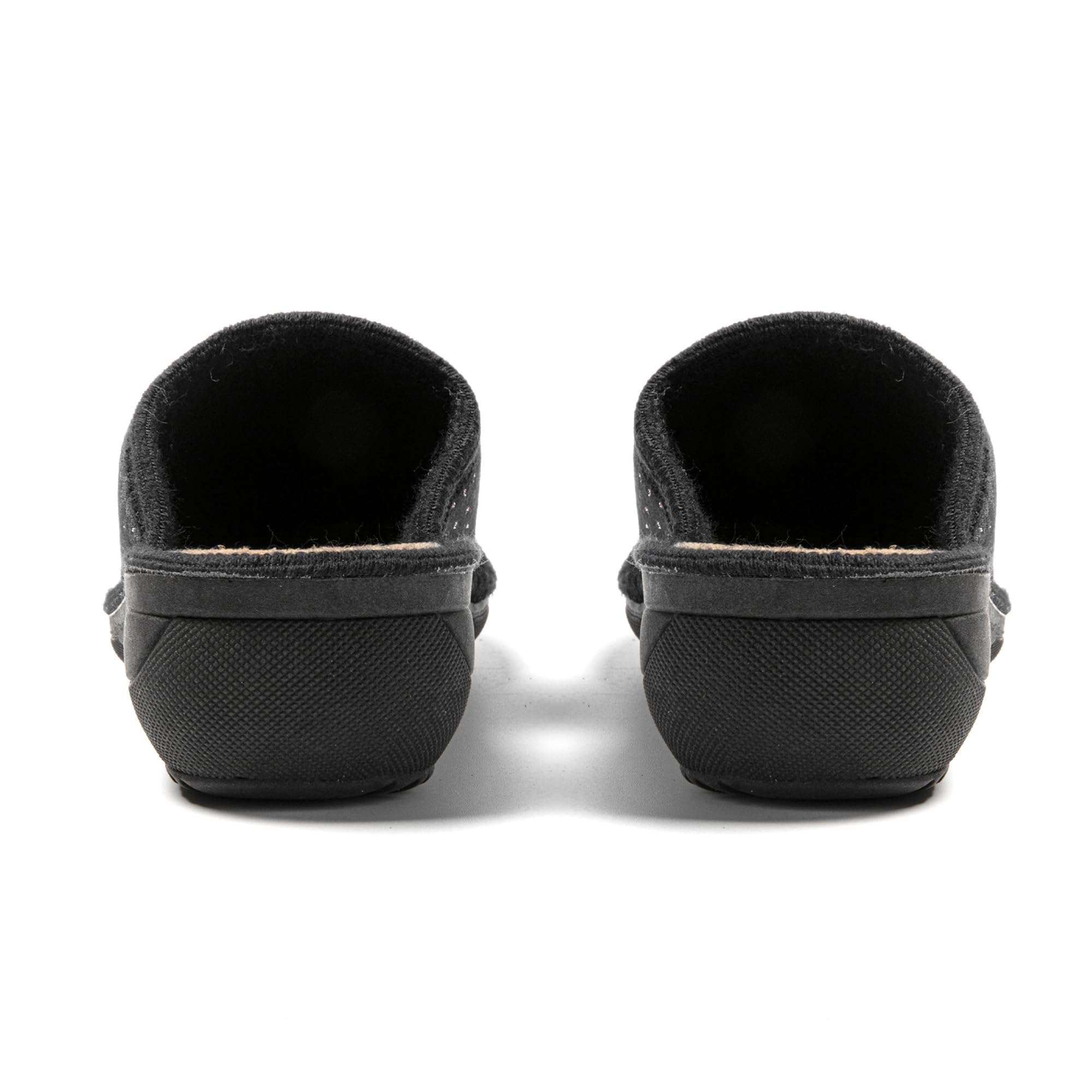 JOMIX Winter Hausschuhe Damen Bequeme Pantoffeln Punkten Italien Slippers Indoor