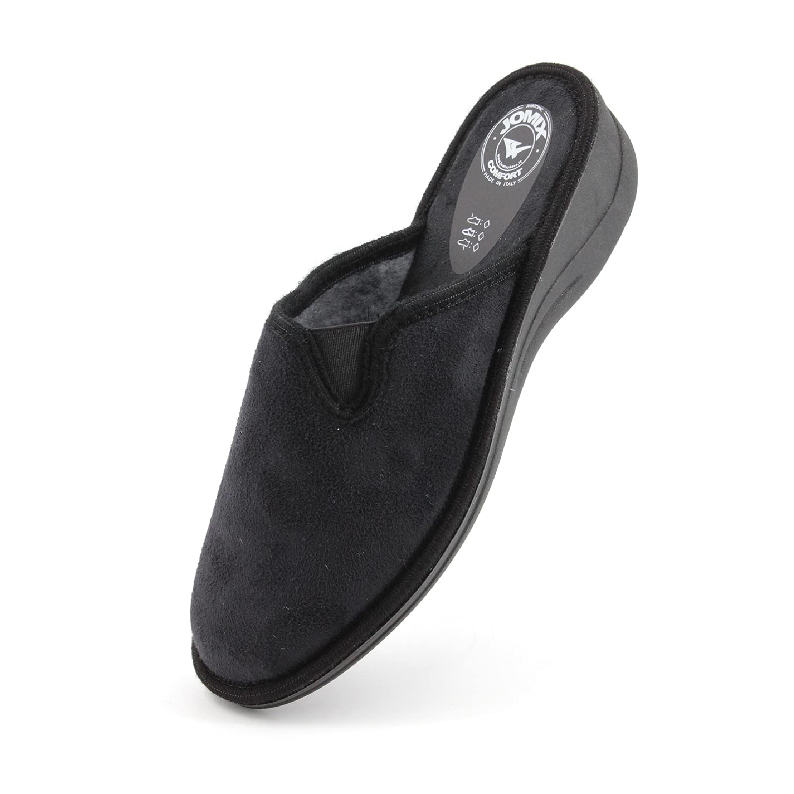 JOMIX Winter Hausschuhe Damen Bequeme Pantoffeln Punkten Italien Slippers Indoor