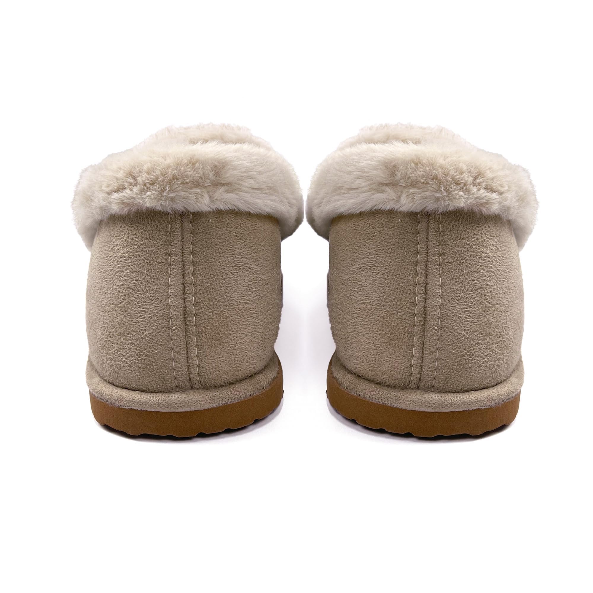 JOMIX Winter Hausschuhe Damen Plüsch Gefütterte Pantoffeln Ultra Warme Hüttenschuhe Bequeme Puschen Indoor