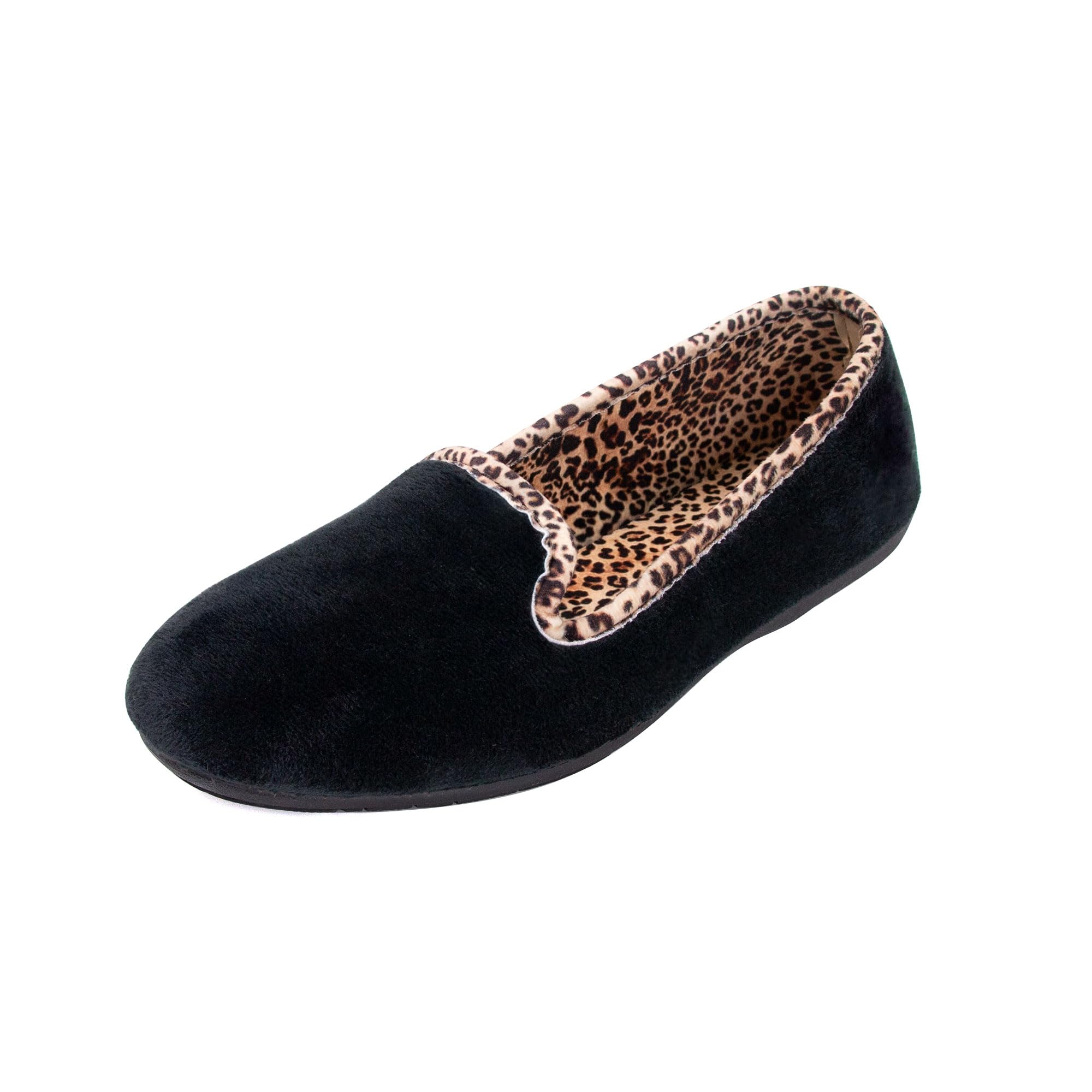 JOMIX Winter Mokassins Damen Elegante Loafers Spanische Warme Plüsch Hausschuhe Slippers Indoor