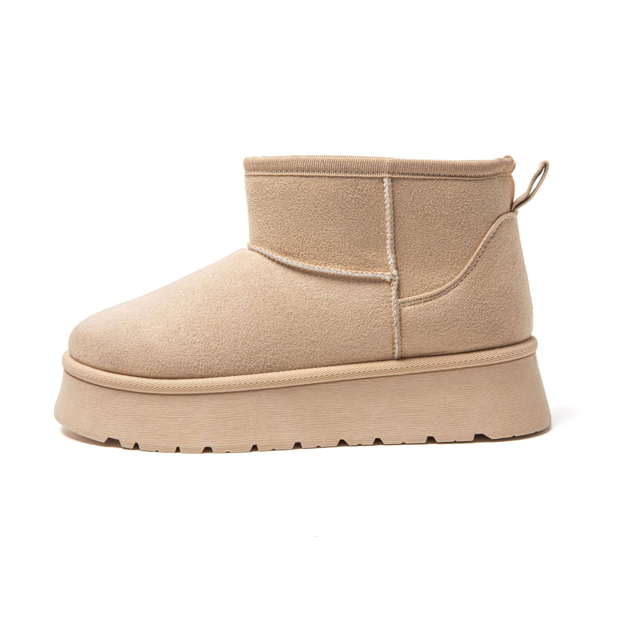 JOMIX Winterstiefel Damen Warme Stiefel Gefüttert Stiefeletten Rutschfest Biker Boots Outdoor Schuhe Chukka Boots