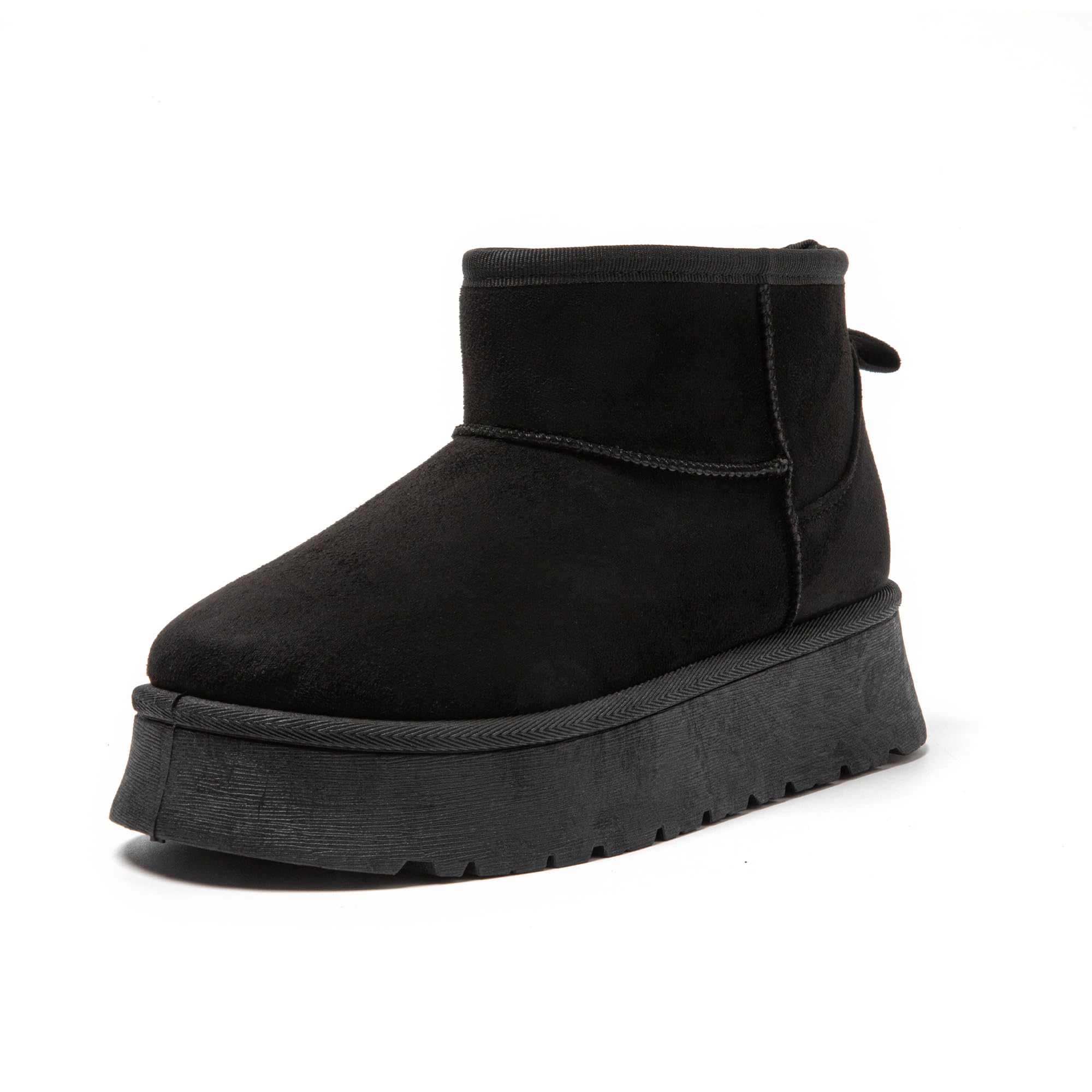 JOMIX Winterstiefel Damen Warme Stiefel Gefüttert Stiefeletten Rutschfest Biker Boots Outdoor Schuhe Chukka Boots