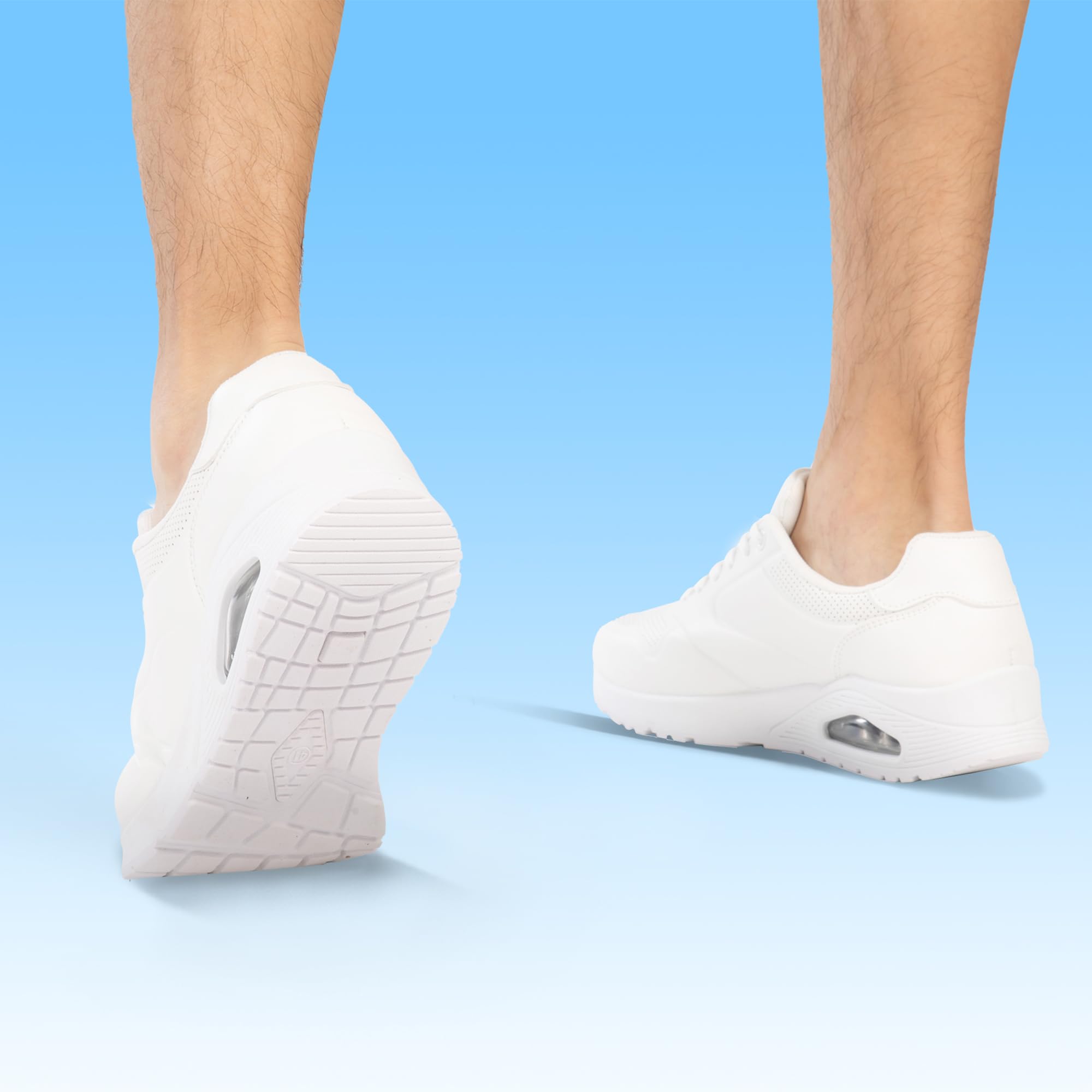 JOMIX Zapatillas Hombre con Amortiguación de Aire Zapatos Depotivos Adultos Piel Transpirables Running Gimnasio Correr Talla 40 - 45 EU