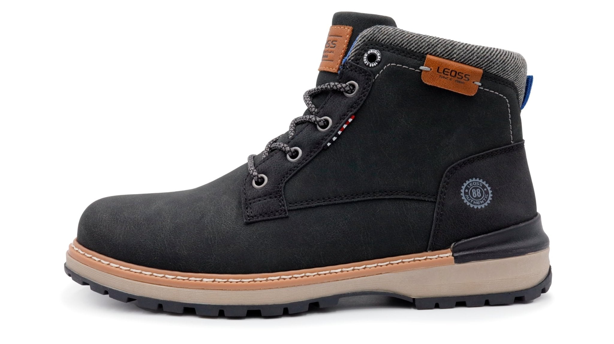 LEOSS ORIGINAL Botas de senderismo para hombre, con cordones bajos, para exteriores