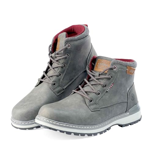 LEOSS ORIGINAL Herren Stiefel Gemütlich Stiefel Rutschfest Klassische Boots Hohe Sneaker