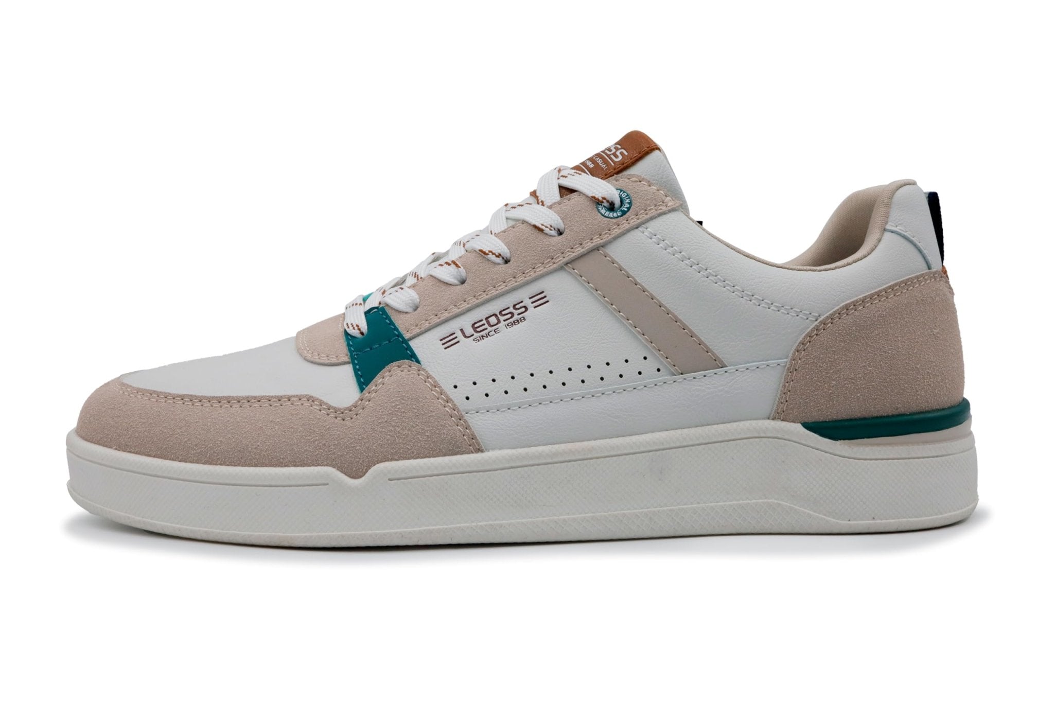 LEOSS ORIGINAL Hombres Zapatillas Cuero Casual Gimnasia Paseo Zapatillas Casual Bajas Zapatos
