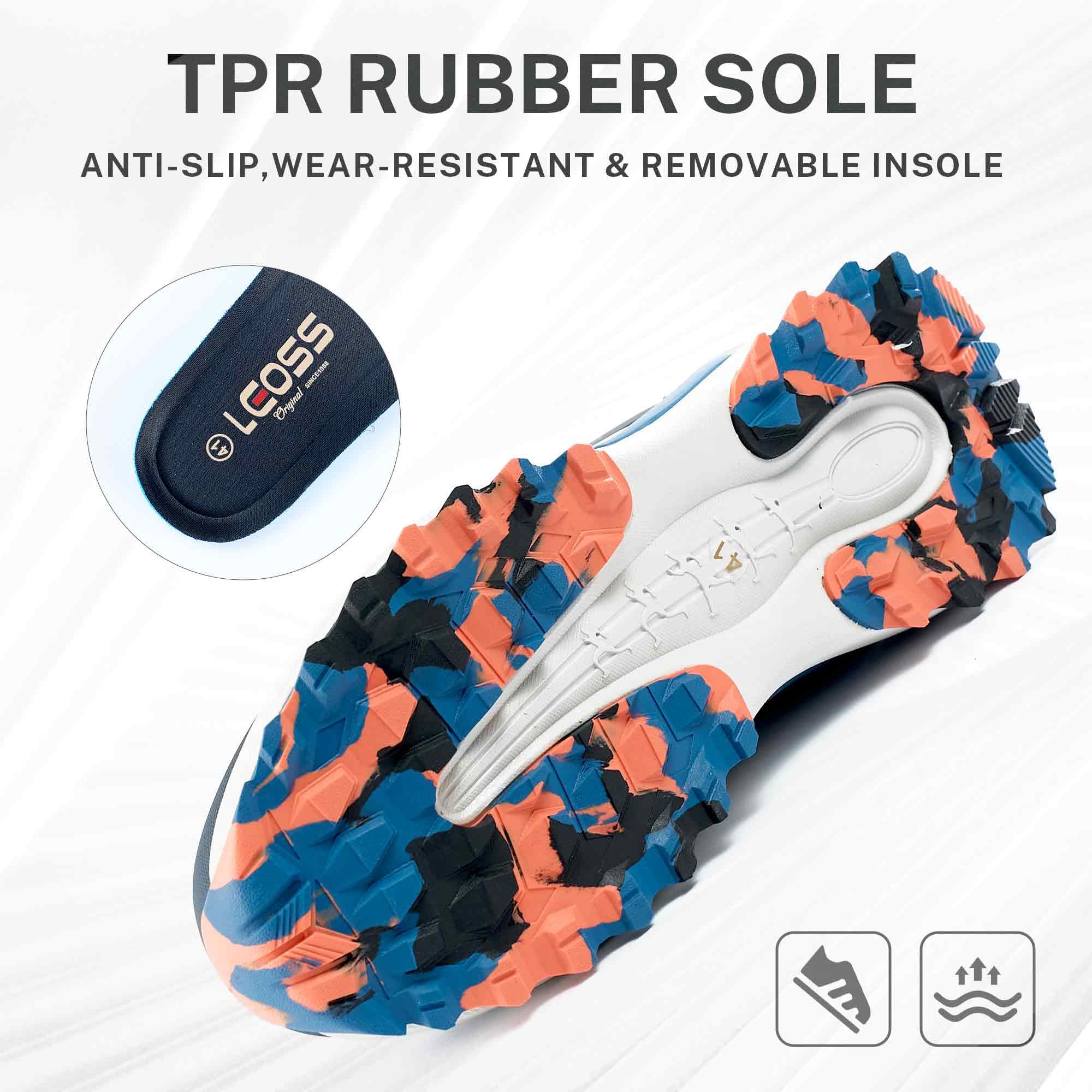 LEOSS ORIGINAL Scarpe da Ginnastica Uomo Sneaker con Lacci Scarpe da Città Scarpe da Escursionismo Casual Scarpe da Walking in Pelle Sportive